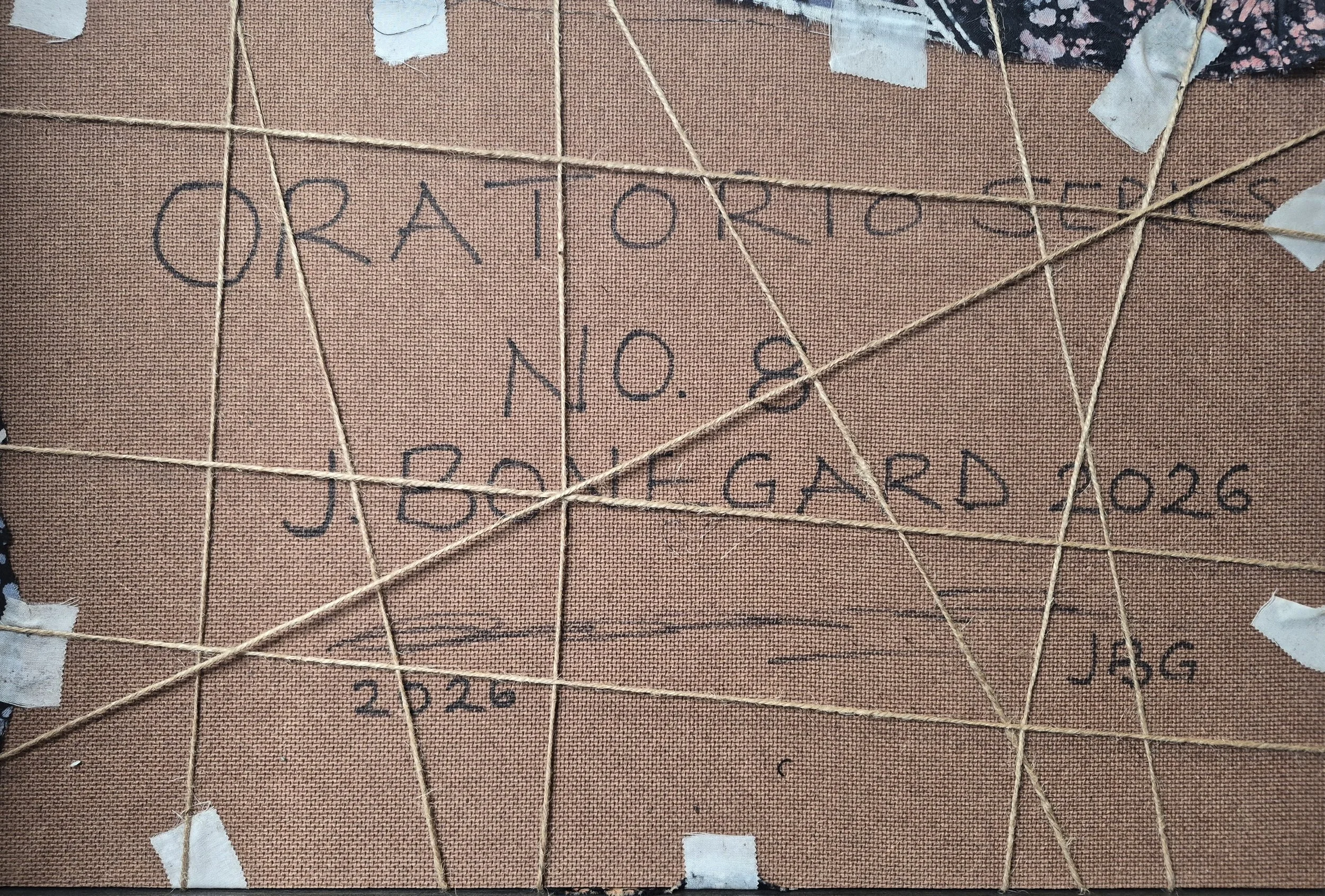 Oratorio No. 8 - Back | 12 inches X 18 inches