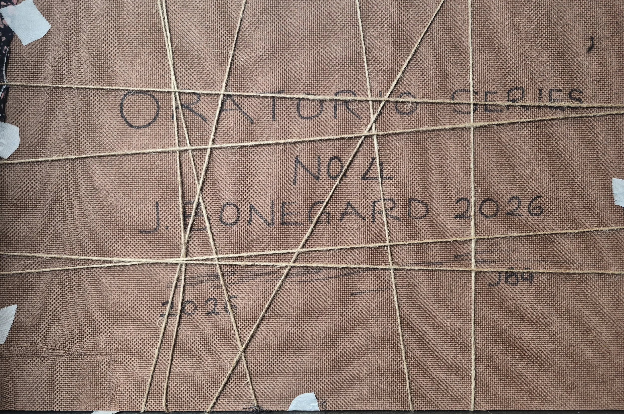 Oratorio No. 4 - Back | 12 inches X 18 inches