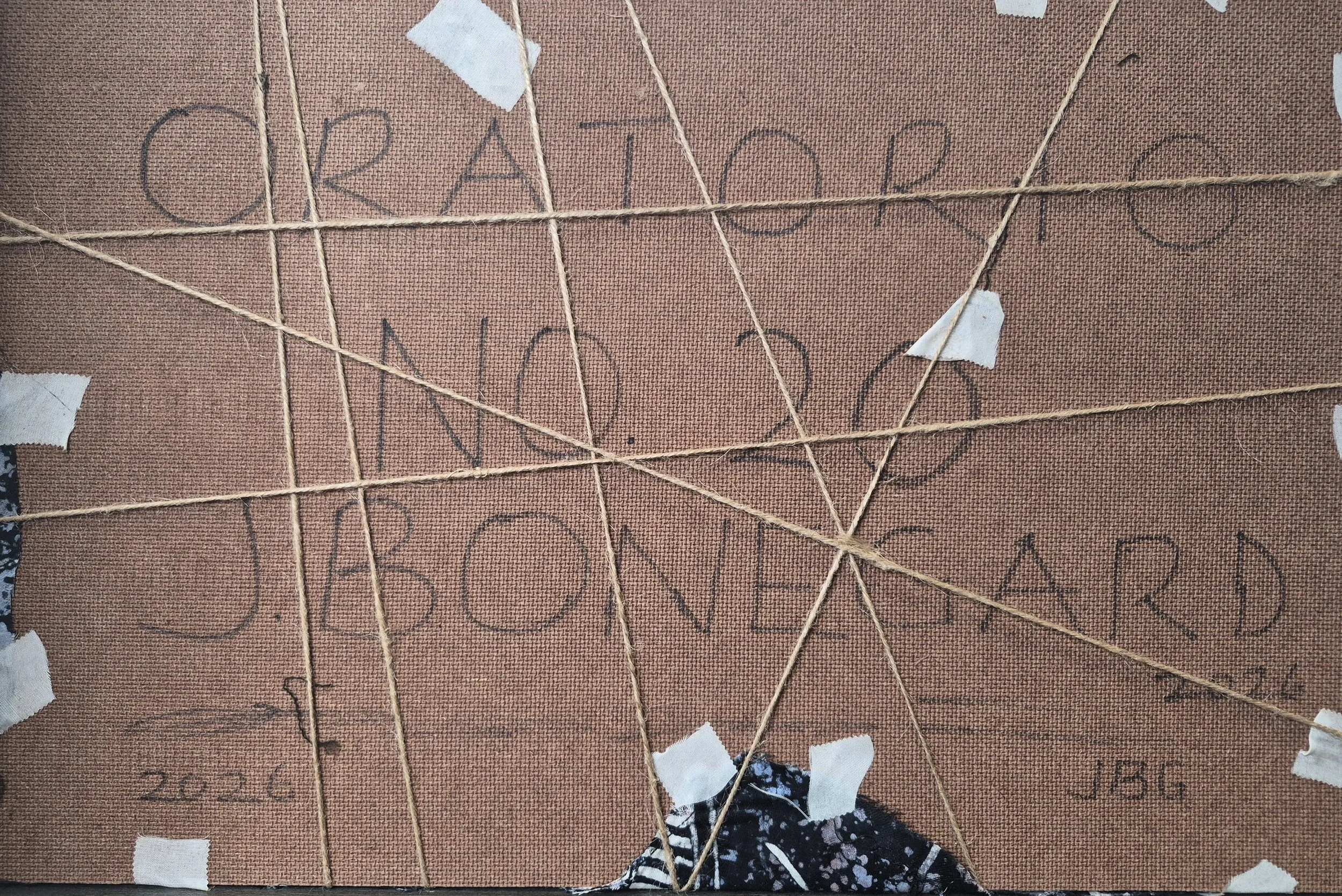 Oratorio No. 20 - Back | 12 inches X 18 inches