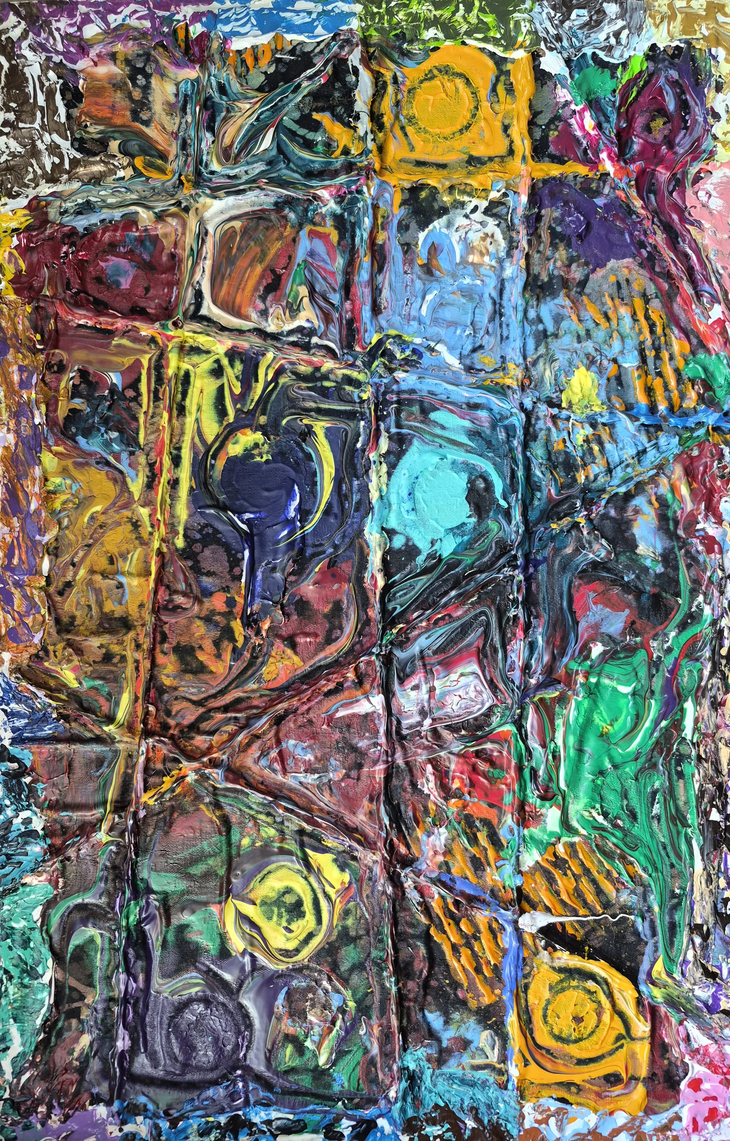 Oratorio - The Creation No. 18 (2026) | 18" x 12" | Acrylic on Linen + Media on Hardboard | J. Bonegard | Reference: Oratorio - The Creation (Die Schöpfung) Joseph Haydn (1732 - 1809) | Oratorio written between 1797-1798.