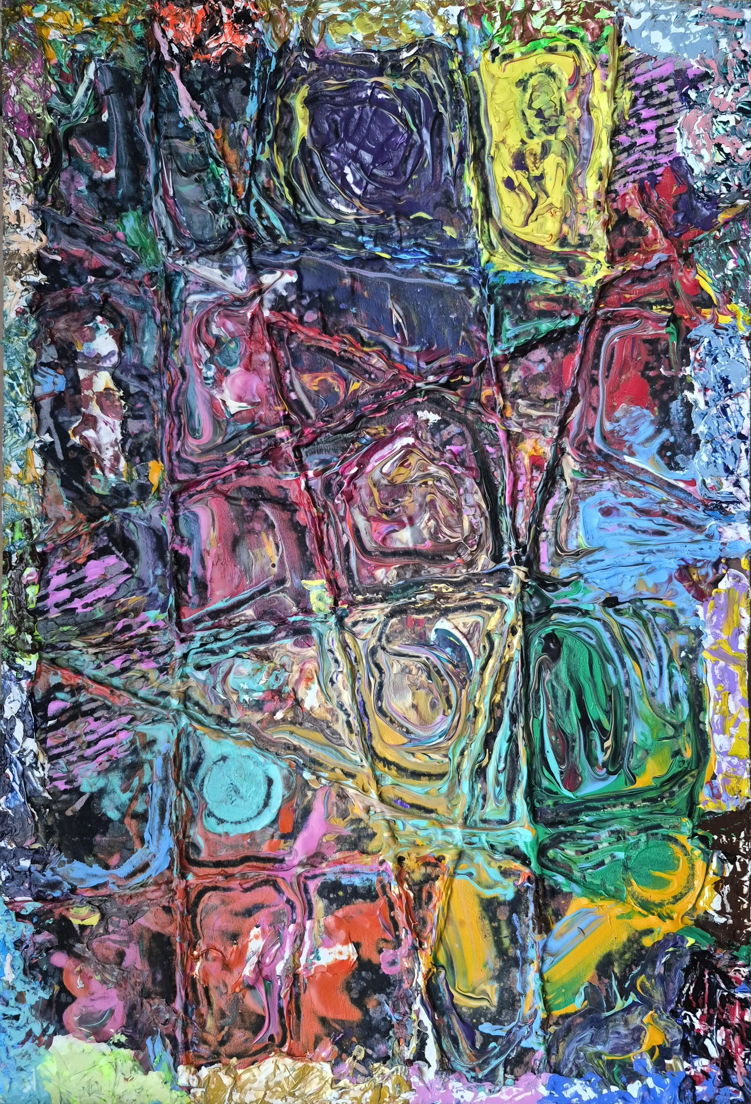 Oratorio - The Creation No. 13 (2026) | 18" x 12" | Acrylic on Linen + Media on Hardboard | J. Bonegard | Reference: Oratorio - The Creation (Die Schöpfung) Joseph Haydn (1732 - 1809) | Oratorio written between 1797-1798.