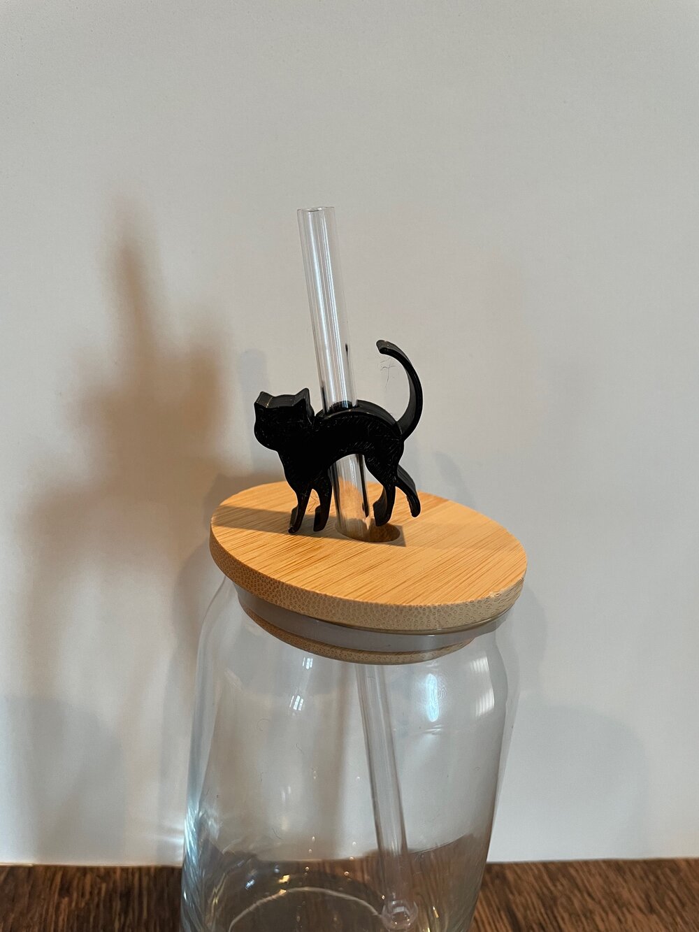 Black Cat Straw Topper — The Tabby Haberdashery
