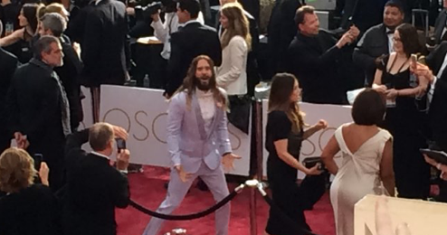 Jared Leto on the Oscars Red Carpet