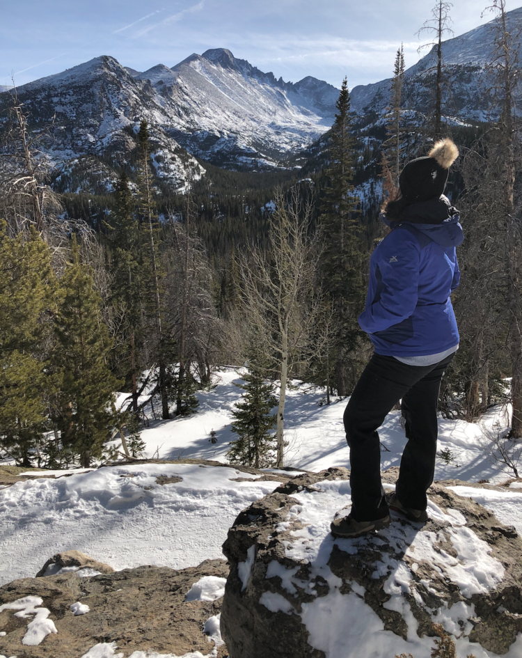 Monica Goes Hiking Rocky Mountain National Park