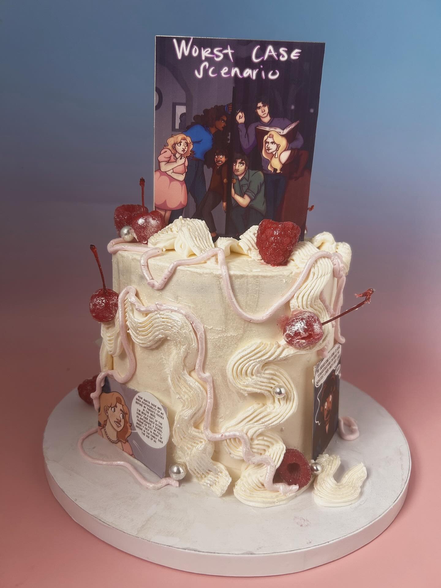 Hi! It&rsquo;s been a while! But I&rsquo;m back.. kinda! lol life is getting the best of me and not making cakes as much but I will get back in the groove of things soon enough! If you need a cake hit me up! The link in bio has my order forms!