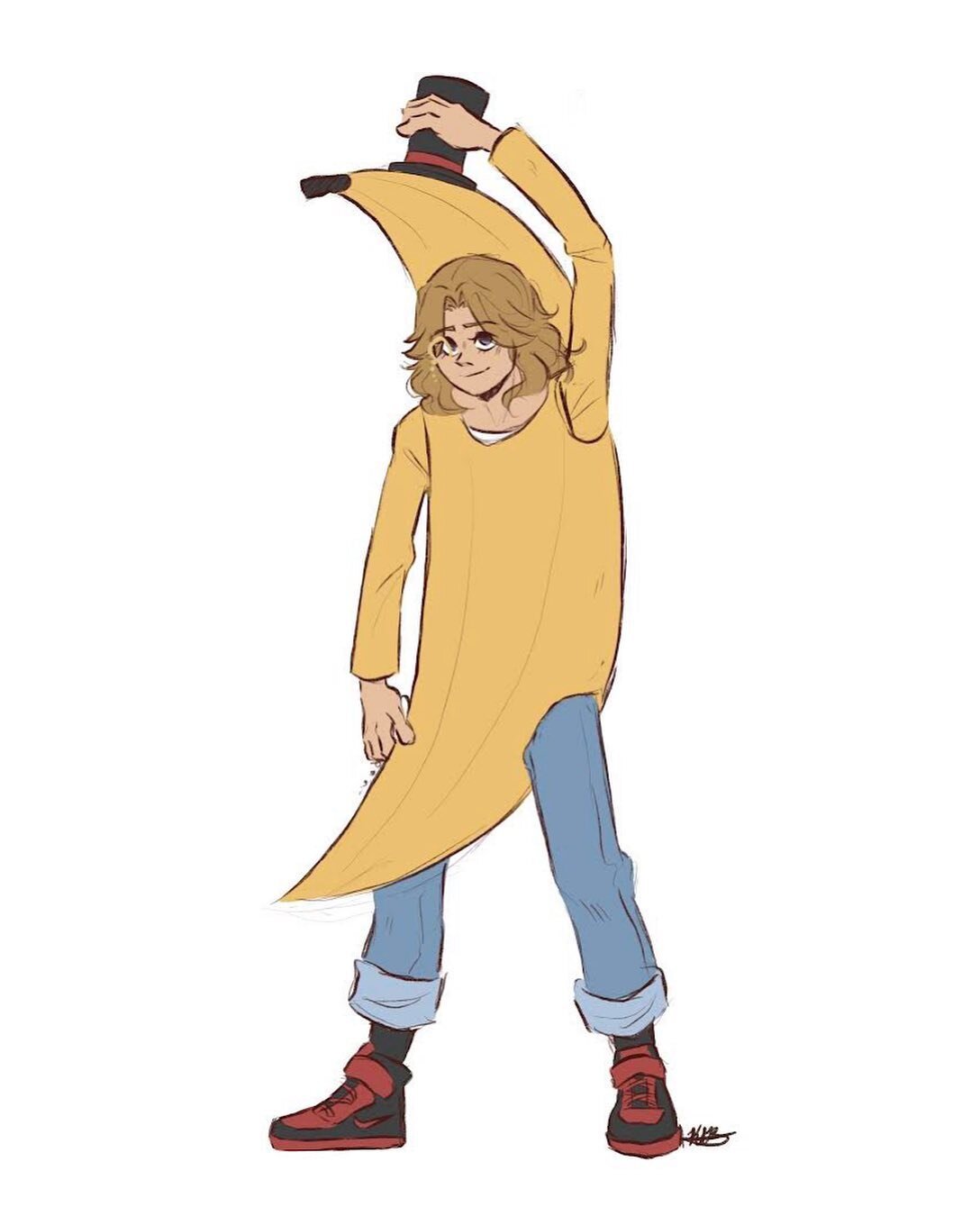 On Wednesday, we had the honor of presenting our comic book and art process at Maple Grove Elementary School. Once again, we worked with the students to create their very own character. Meet Ms. Hazel Banana Gentlewoman, a sassy girl who loves to bak