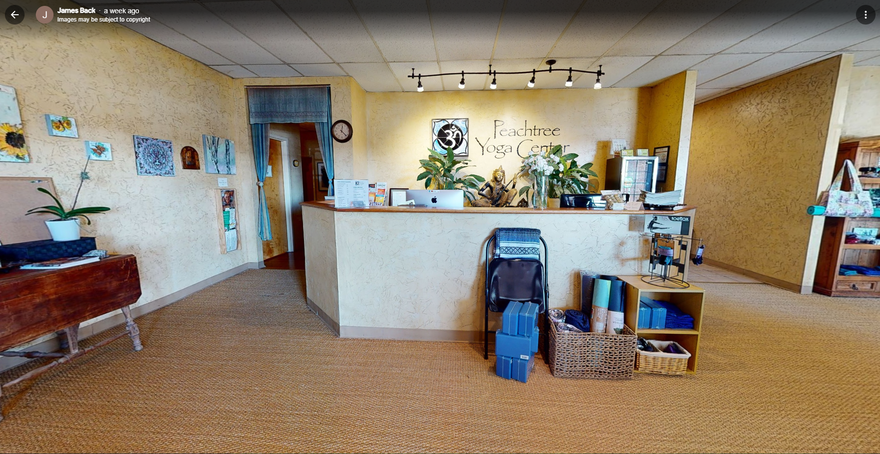 360 and Back | Google Streetview | Peachtree Yoga