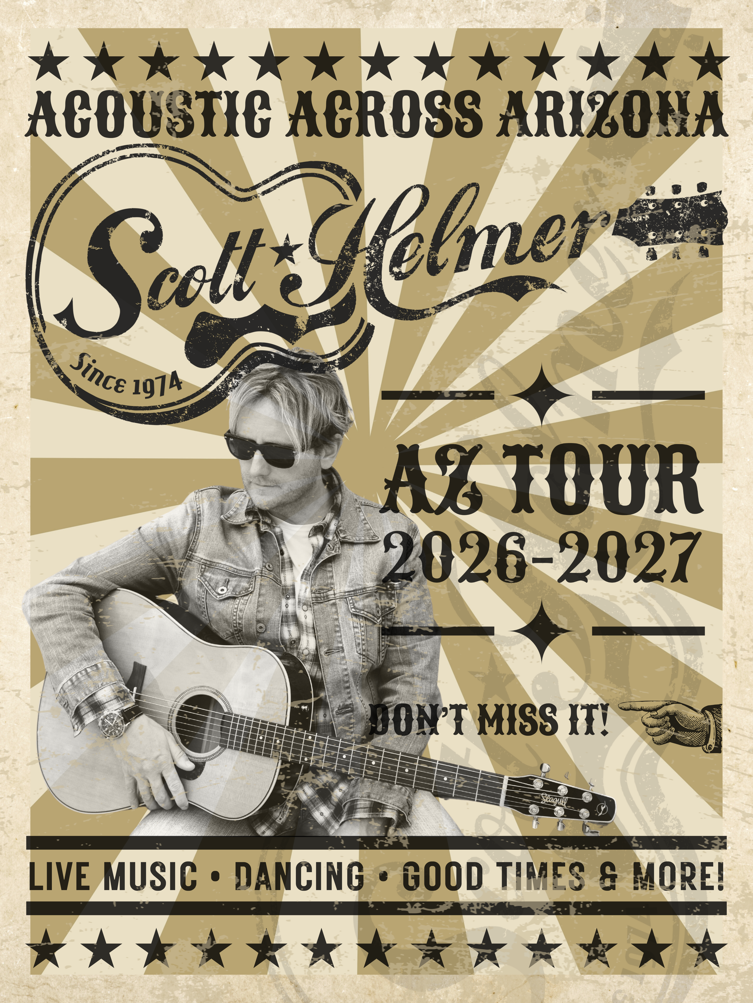 Scott Helmer Acoustic Across Arizona 2026-2027 Tour