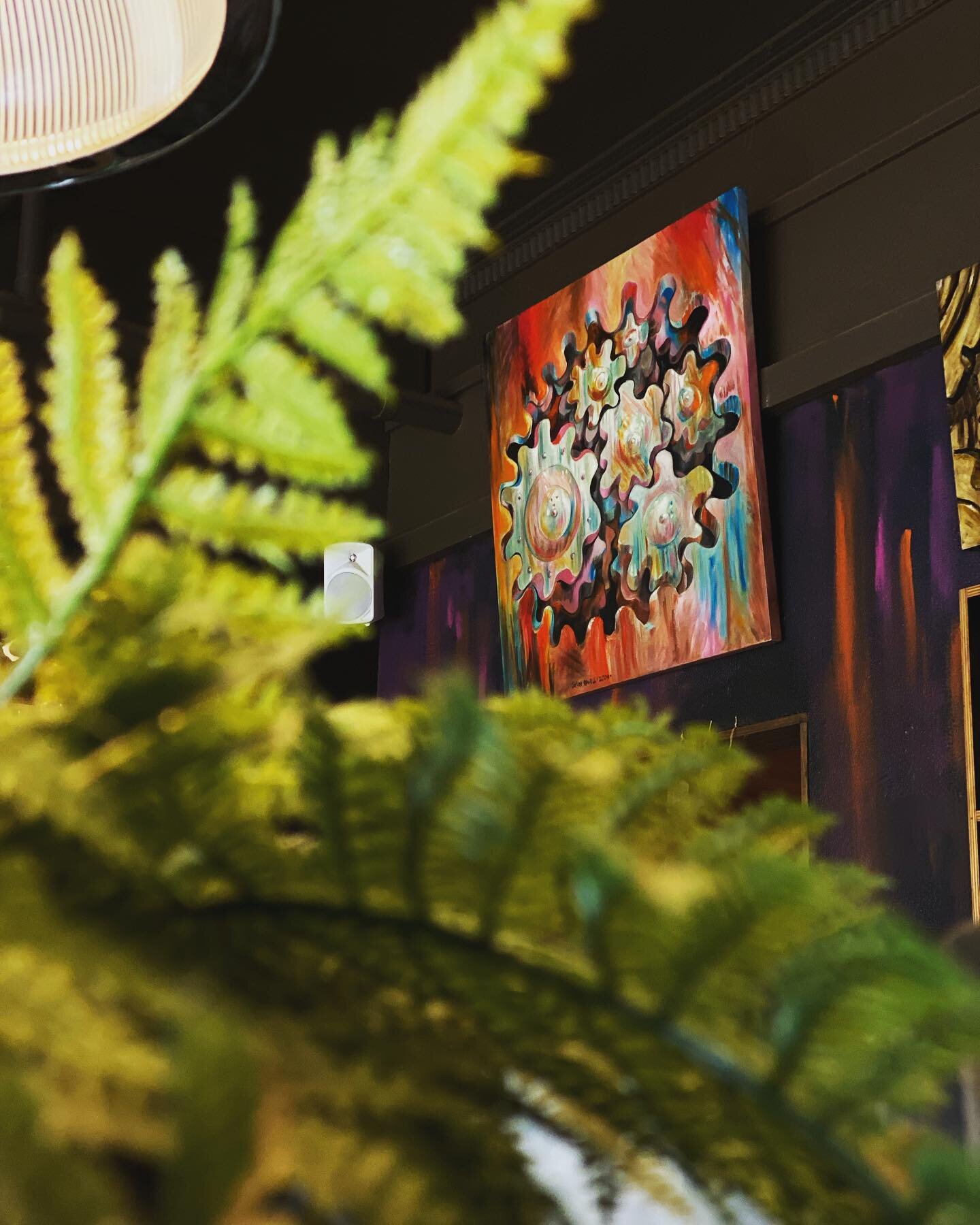 Bittersweet is now serving delicious coffee and food with mesmerising art by @simonsawell 
Come down and enjoy your breakfast with this view..
#kingston #coffee #art #canberra #peace