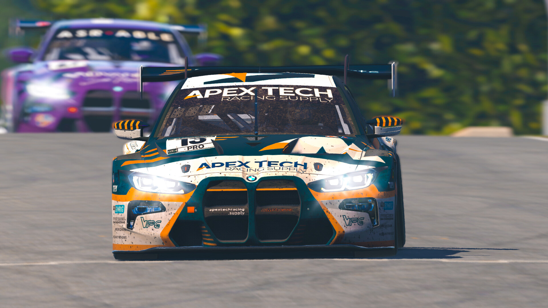 🏁🇺🇸🅿️1️⃣3️⃣ at Road America 🇺🇸🏁

BMW  Simcup on iRacing went to RA for round 3. 
Gerard Hendriksen and Gabriel Erdelyi would pilot the M4 GT3 for the 2-hour sprint race.

Things did not get off to a good start for the ATRS Esport drivers as a 