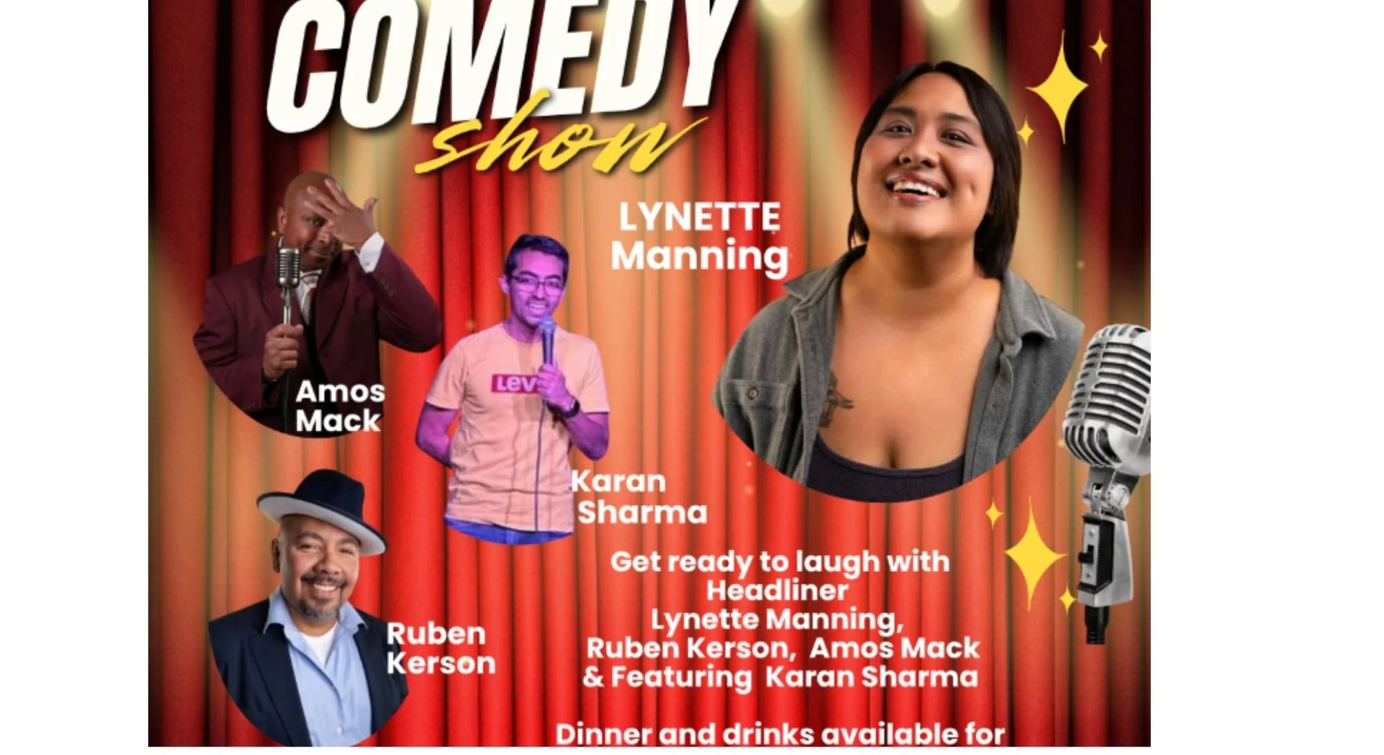 <span class="sqsrte-text-color--custom" style="color: #F50909">COMEDY NIGHT at ASHHO!</span>