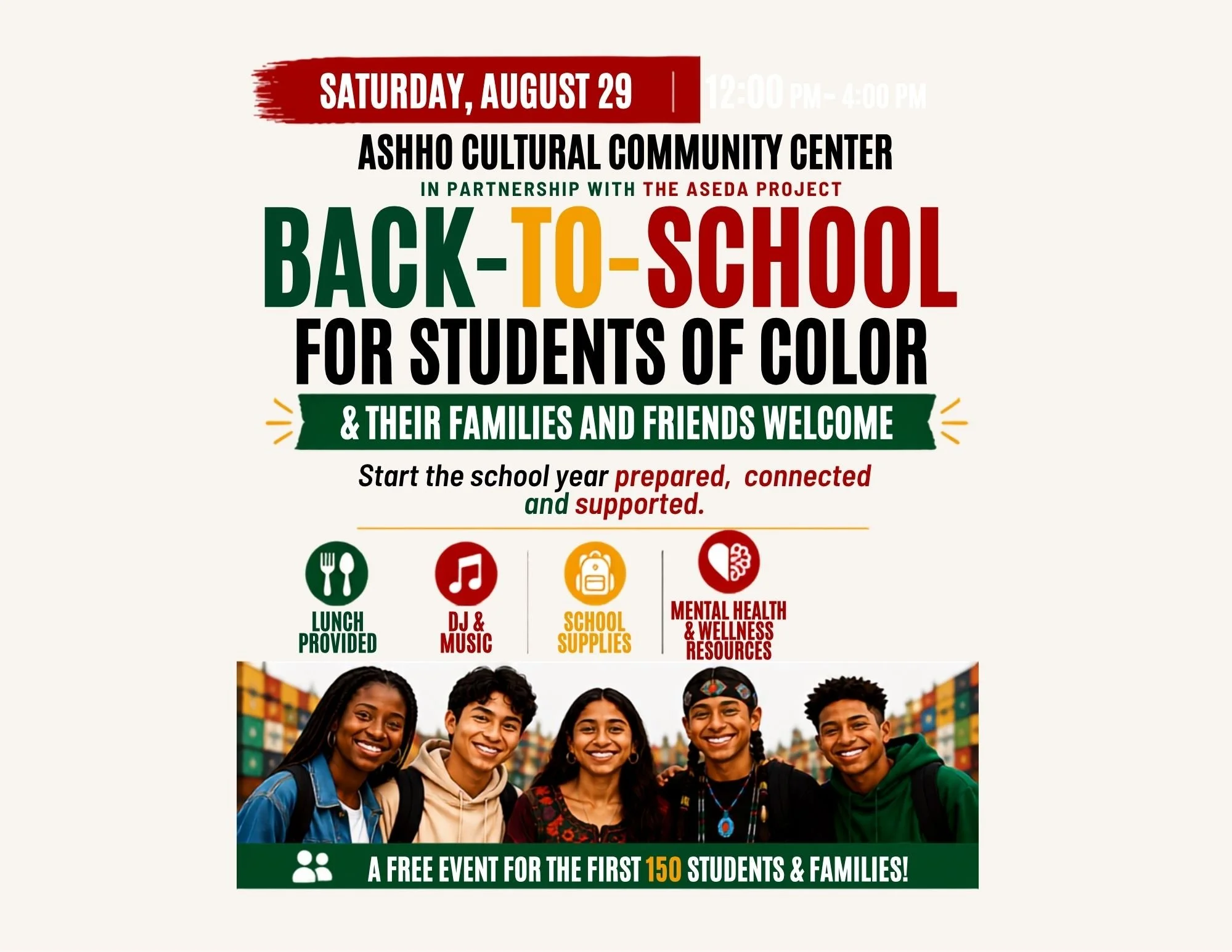 BACK-TO-SCHOOL FOR STUDENTS OF COLOR