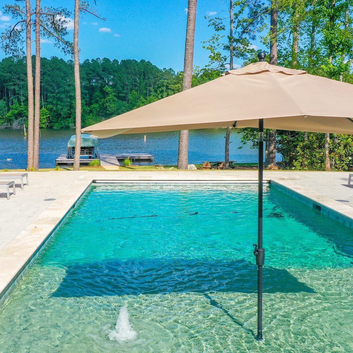 The perfect place to enjoy the view 😎

#OutdoorSpecialty #LakeOconee #CustomPools #LuxuryPools