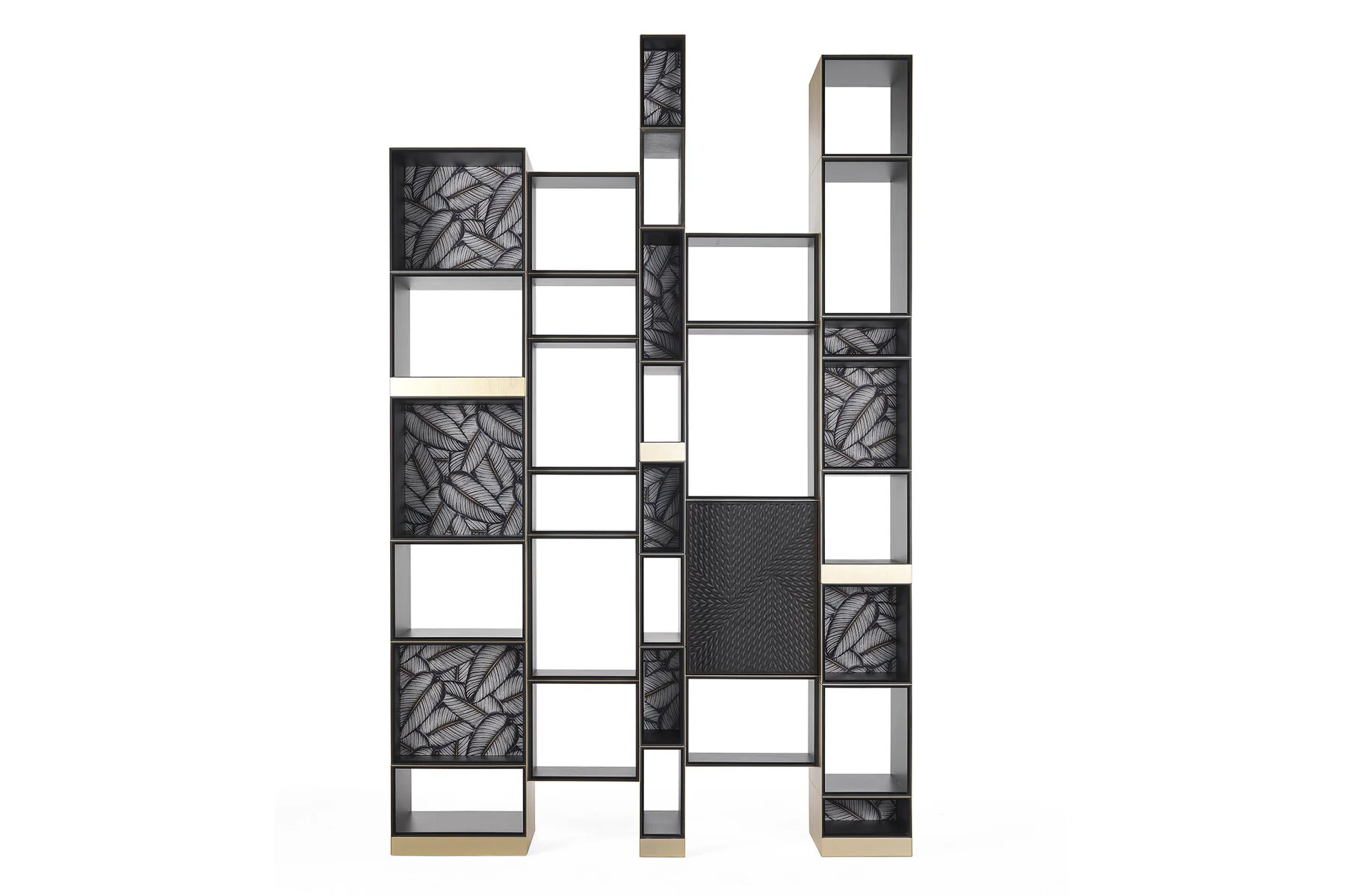 Acapulco -Bookcase - ??x??x??H cm - Structure Metal & Leather & Fabric Internals - 2018 .jpg