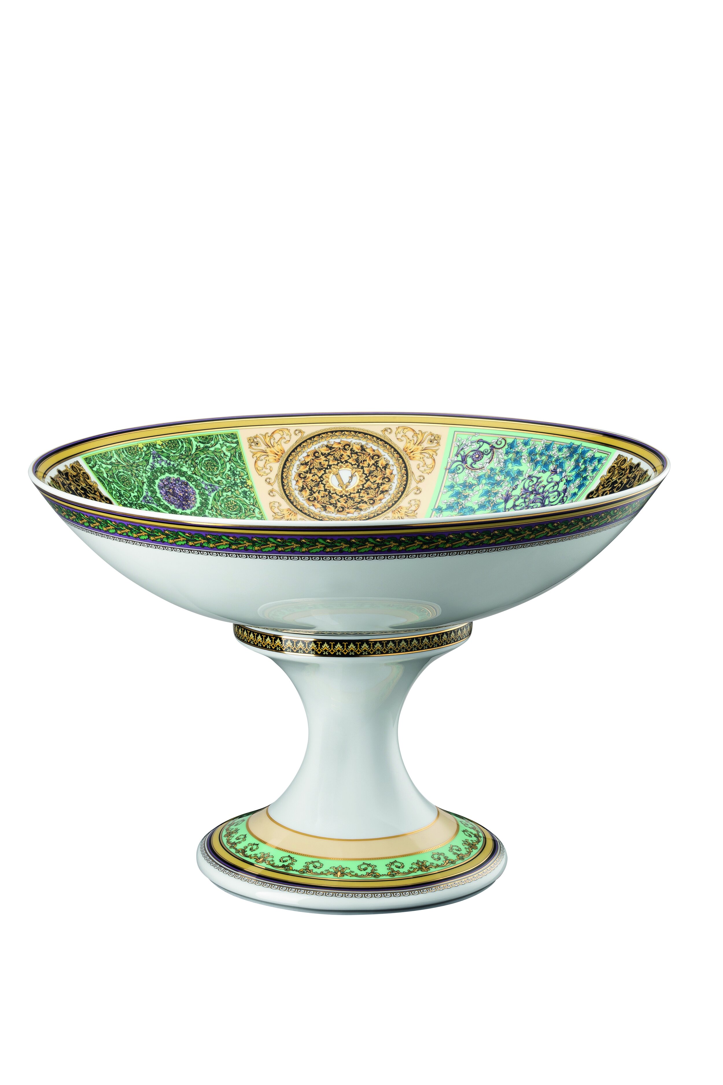 Barocco Mosaic - 033 - Bowl on Foot - 35 cm - Porcelain - 2021 11280 403728 22885 .jpeg