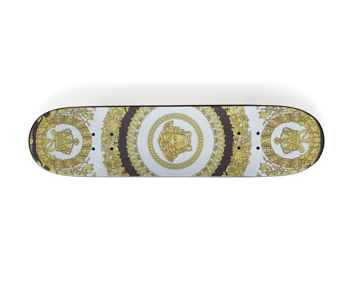 Play On - Skateboard - Black and Gold Medusa Pattern - 2019 ZSKATE001 ZWOOD001 Z7011 (1) .jpeg