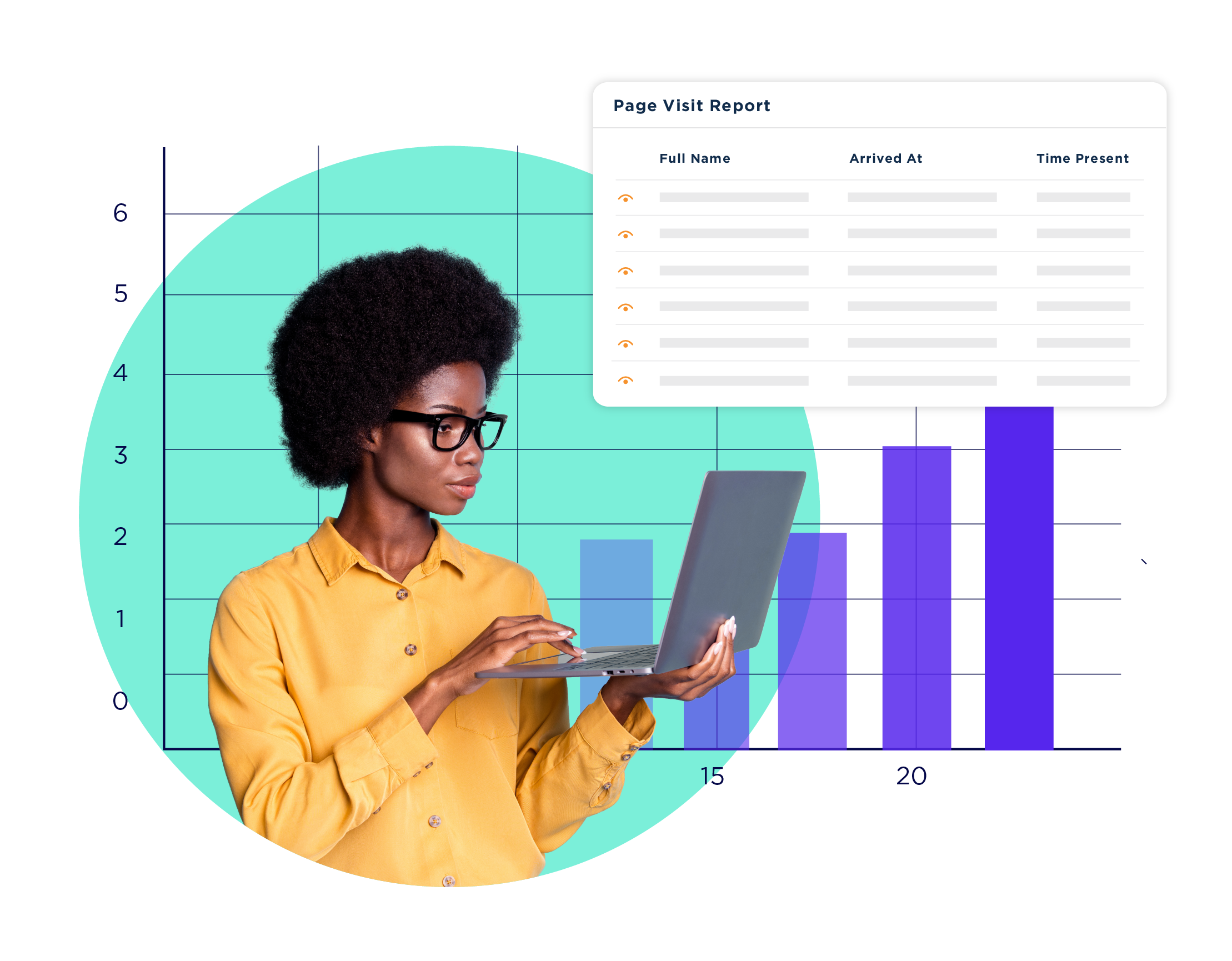 Reporting & Analytics - Prove ROI and improve future eventsSee your event’s most important stats with Swoogo’s pre-built reports (or customize your own.) Plus, use Swoogo Analytics to easily track on-site traffic, page visits, and content clicks.