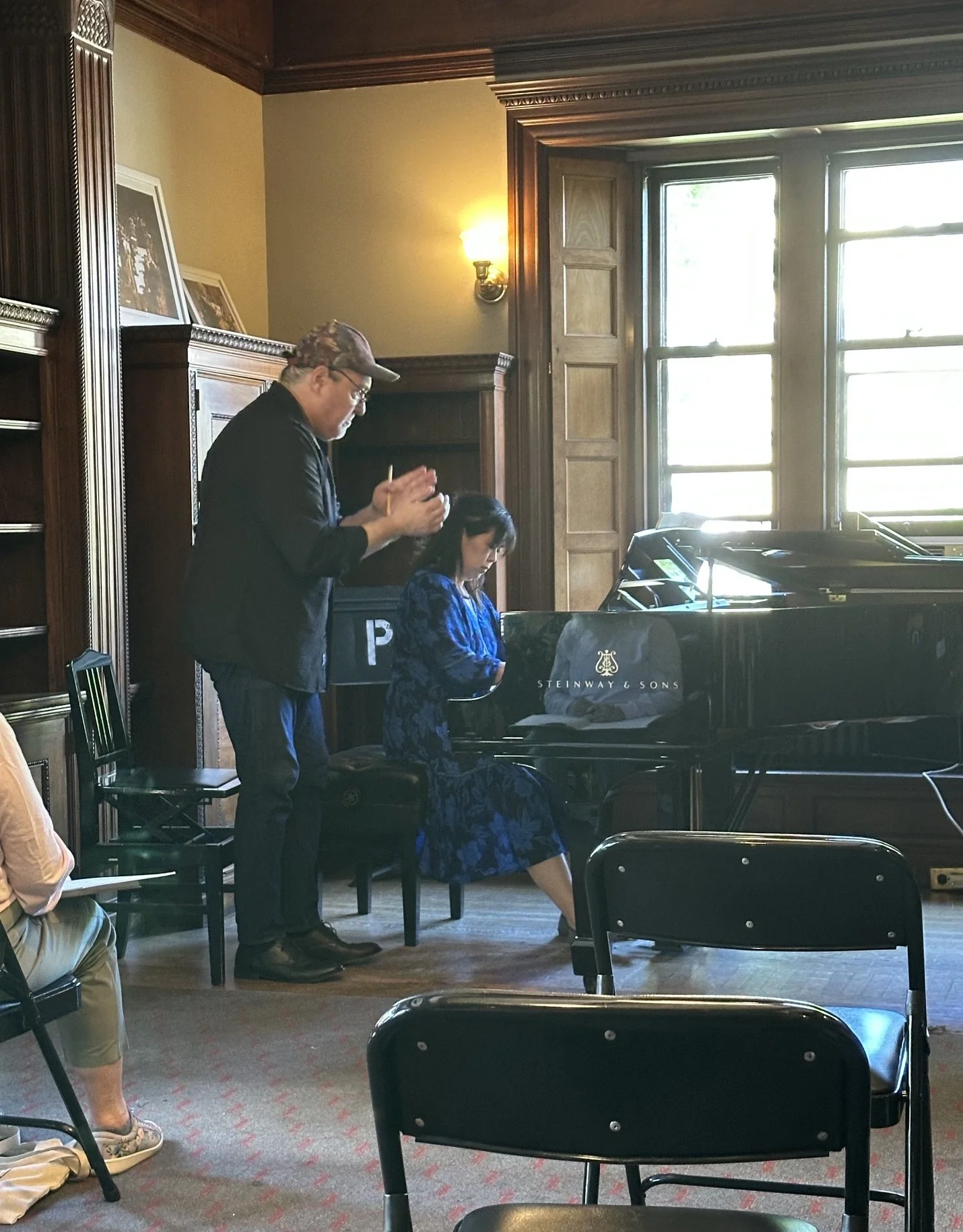 Roberto Poli and Sing Palat in a master class
