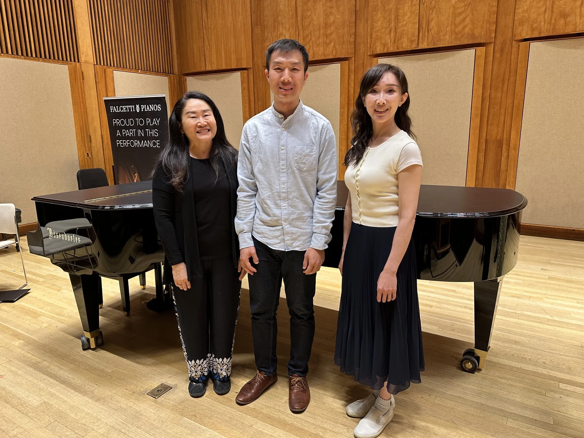 Silver winners: Wei Ling Wang (2nd), Alex Ji (3rd), Jia Luo (1st)