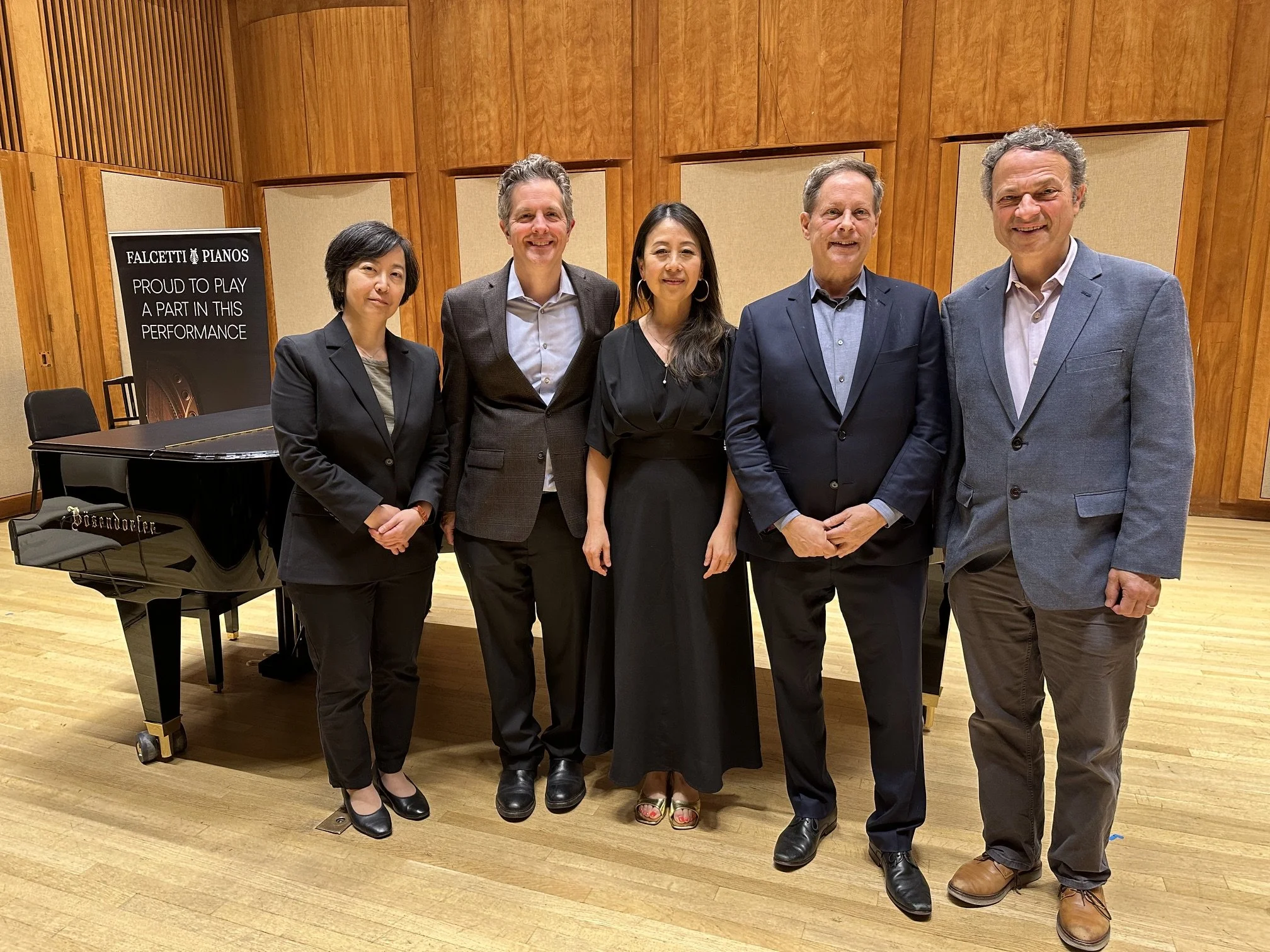 The Jury: Yukiko Sekino, Hugh Hinton, Isabella Li, Michael Lewin and Jonathan Bass