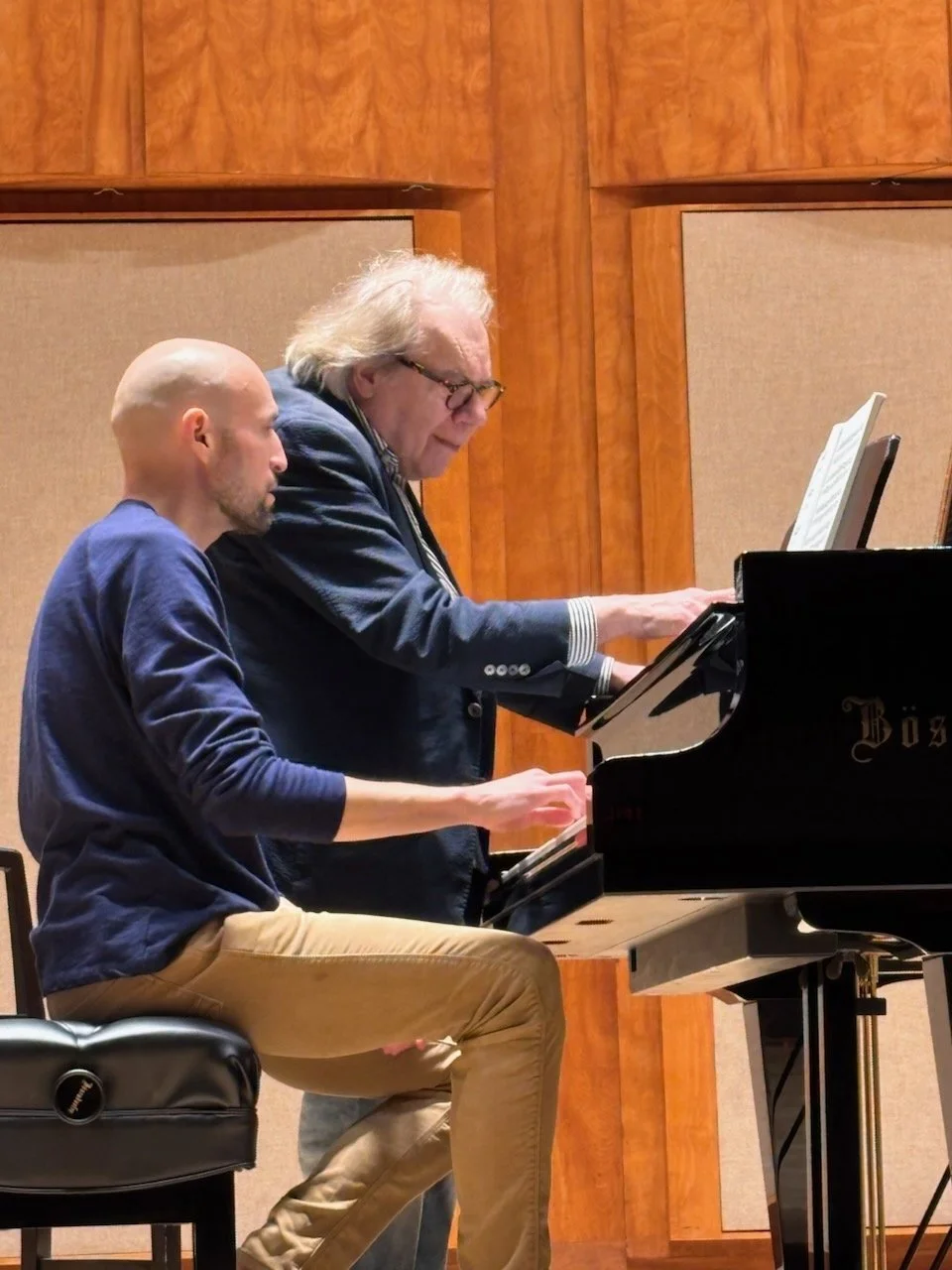 Tim McFarland teaches Daniel Matus