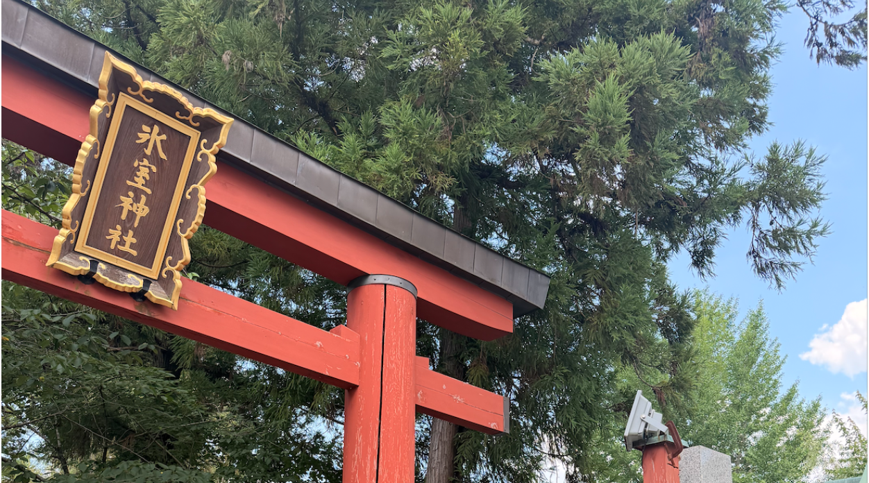 Nara Park shrine in Japan