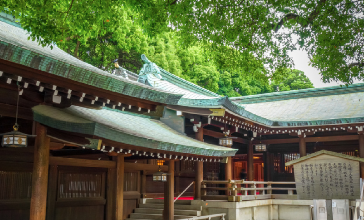 Meiji Jingu Shrine in Tokyo Japan