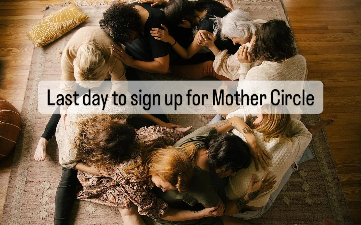 We are so excited that Mother Circle is starting THIS Sunday!! Last day to grab your spot.  Can&rsquo;t wait to sit in circle with you all. 🤍