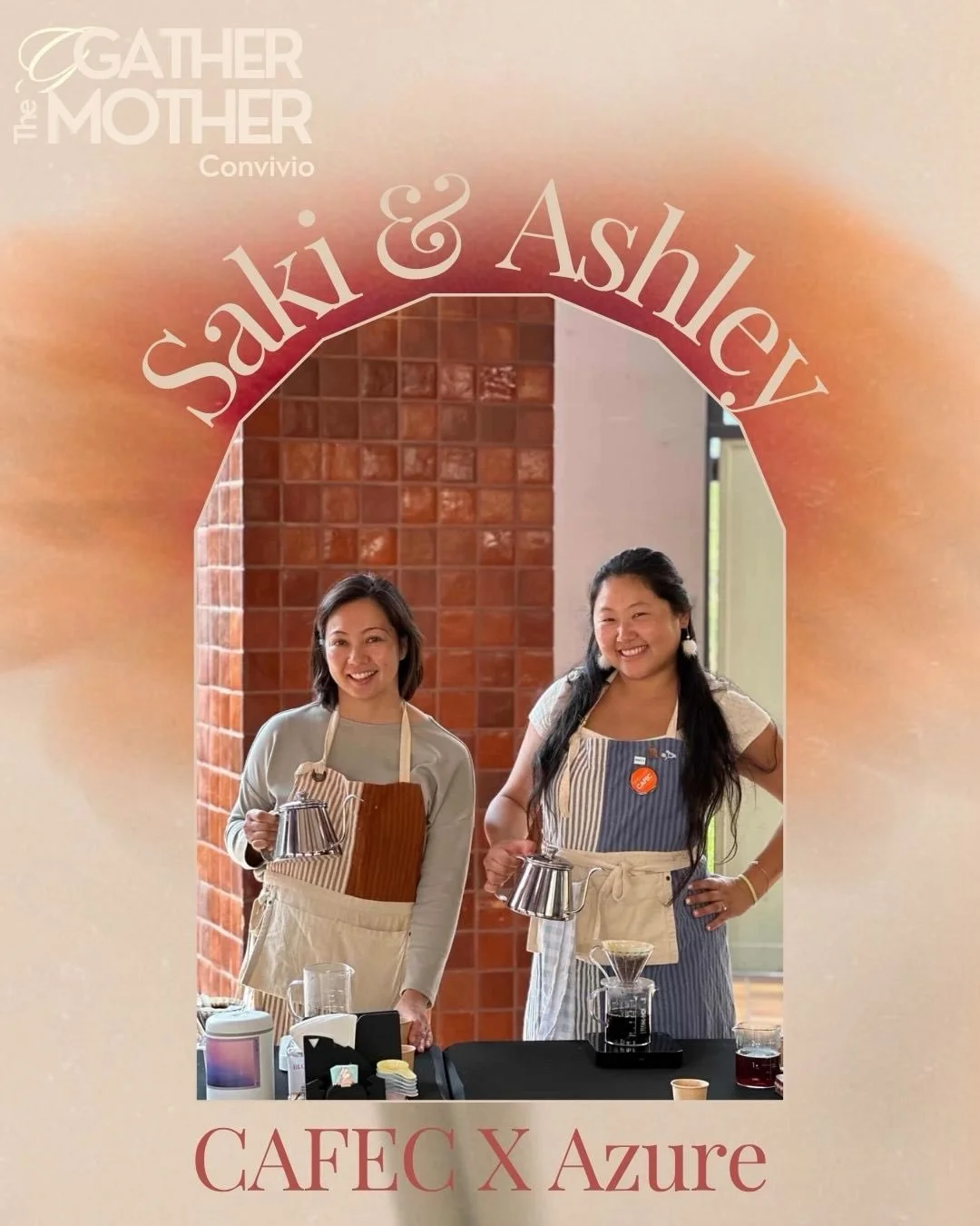 Consider this the cherry on top of an already magical day 

We are thrilled to welcome Ashley and Saki, serving up local, small-batch coffee pour overs and Strawberry Sakura pour over floats for you to enjoy throughout your day at CONVIVIO.

They wil