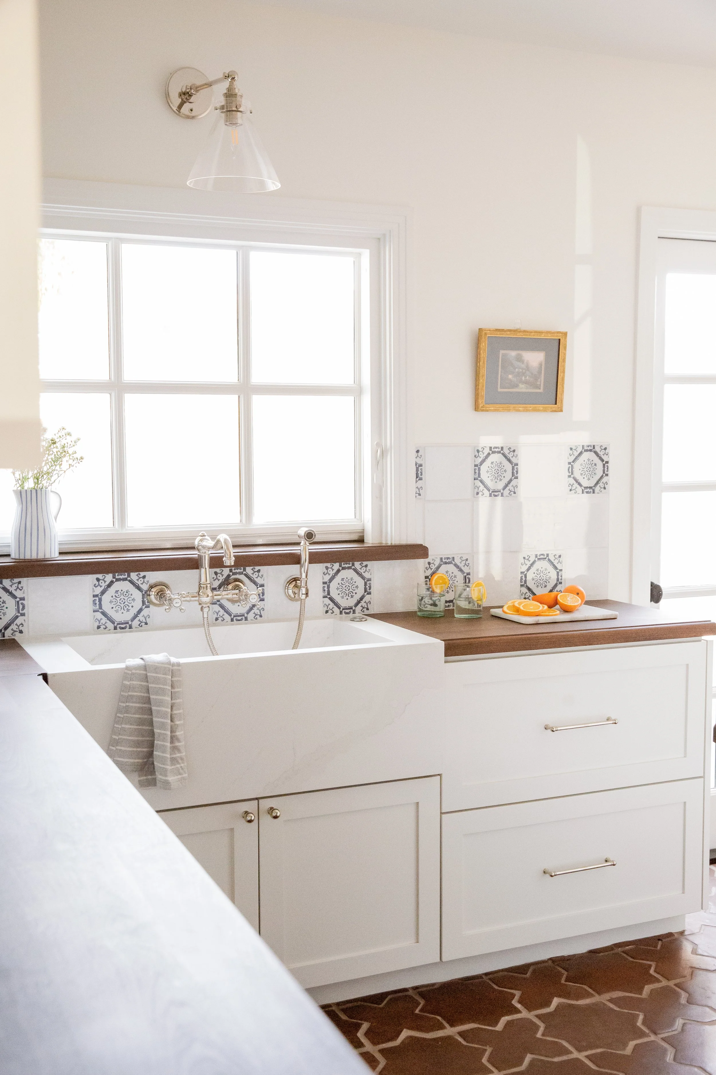 La Jolla Spanish Remodel: Kitchen Before + After 