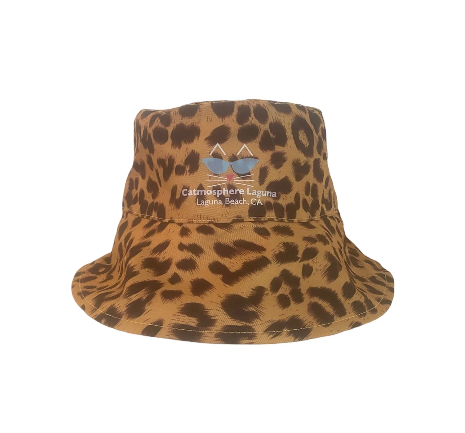 leopard reversible bucket hat with logo — Catmosphere Laguna  display picture 3