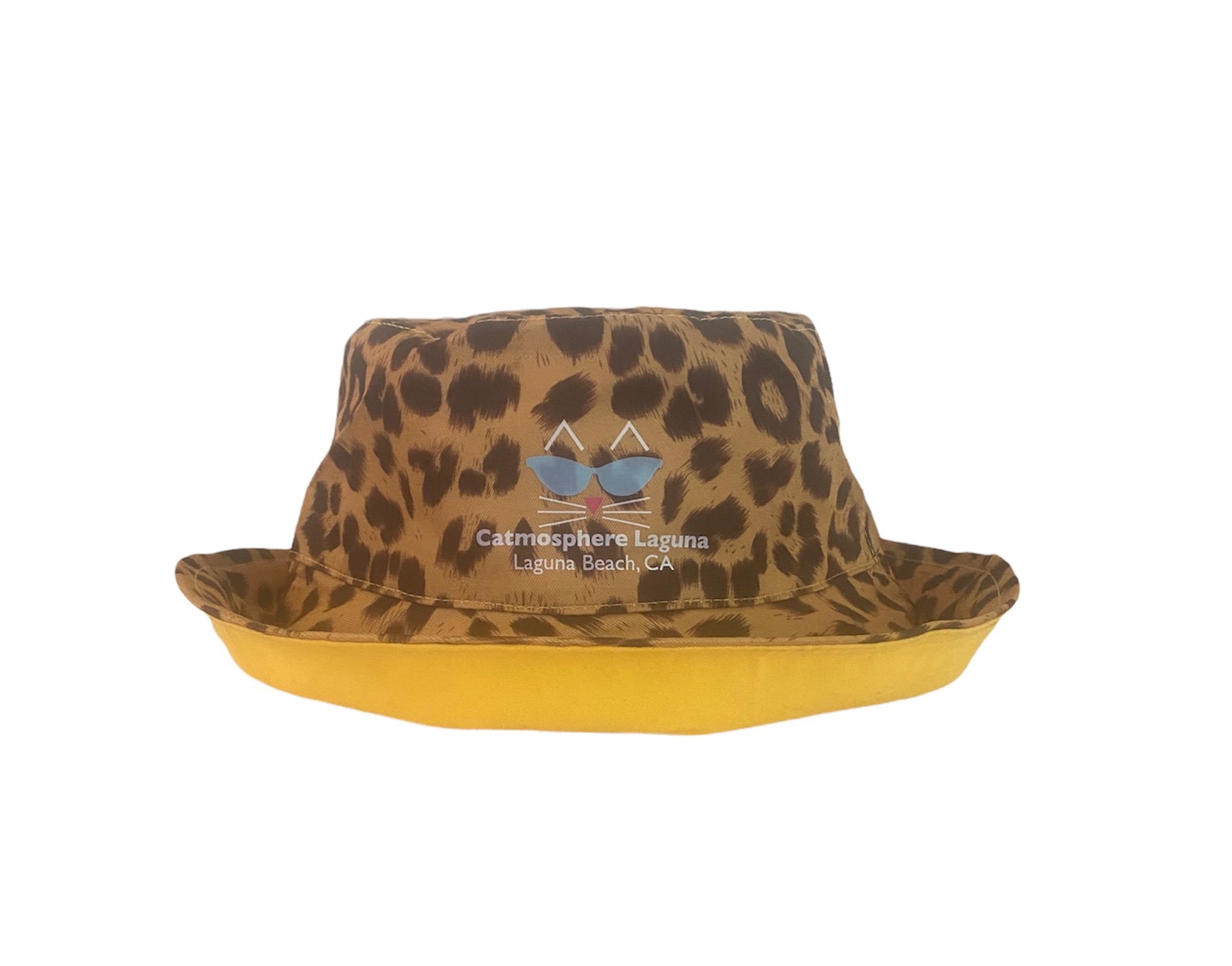 leopard reversible bucket hat with logo — Catmosphere Laguna  display picture 2