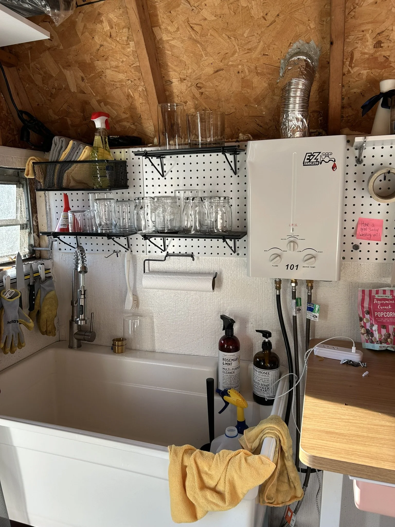 4.1.25 - farmhouse sink in backyard flower shed.JPEG