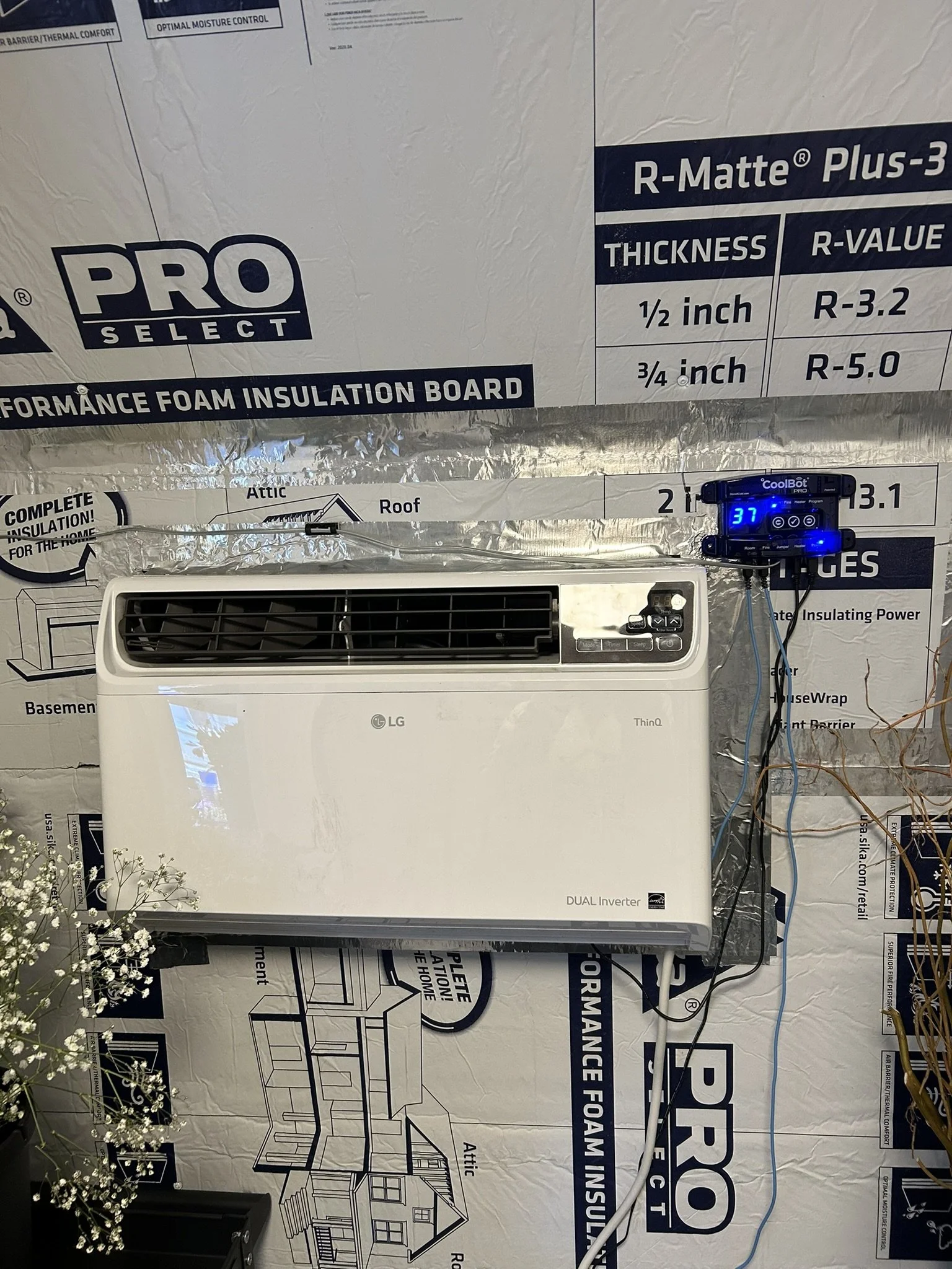 3.3.25 - cooling unit in the backyard flower shed.JPEG