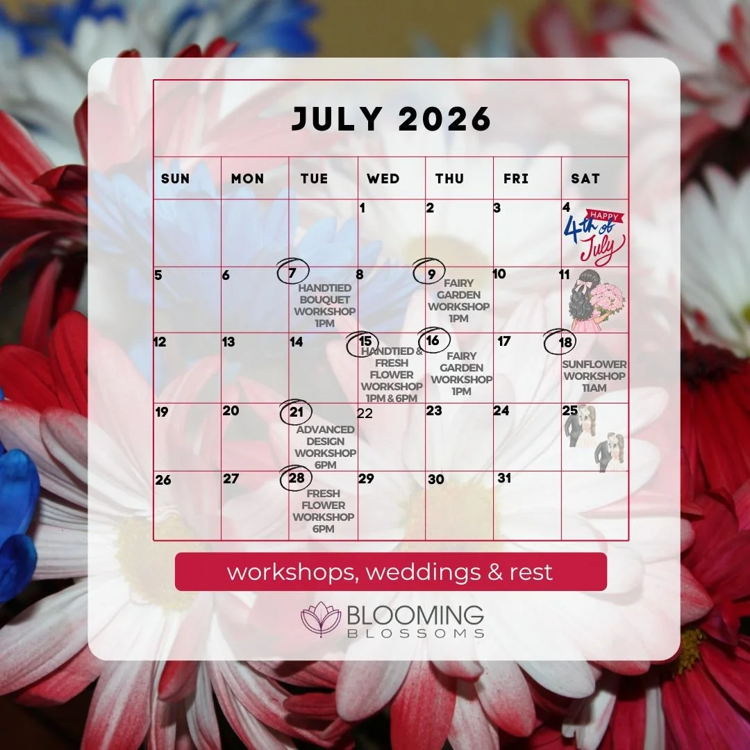 July at Blooming Blossoms: A Month to Slow Down, Rest, and Reconnect