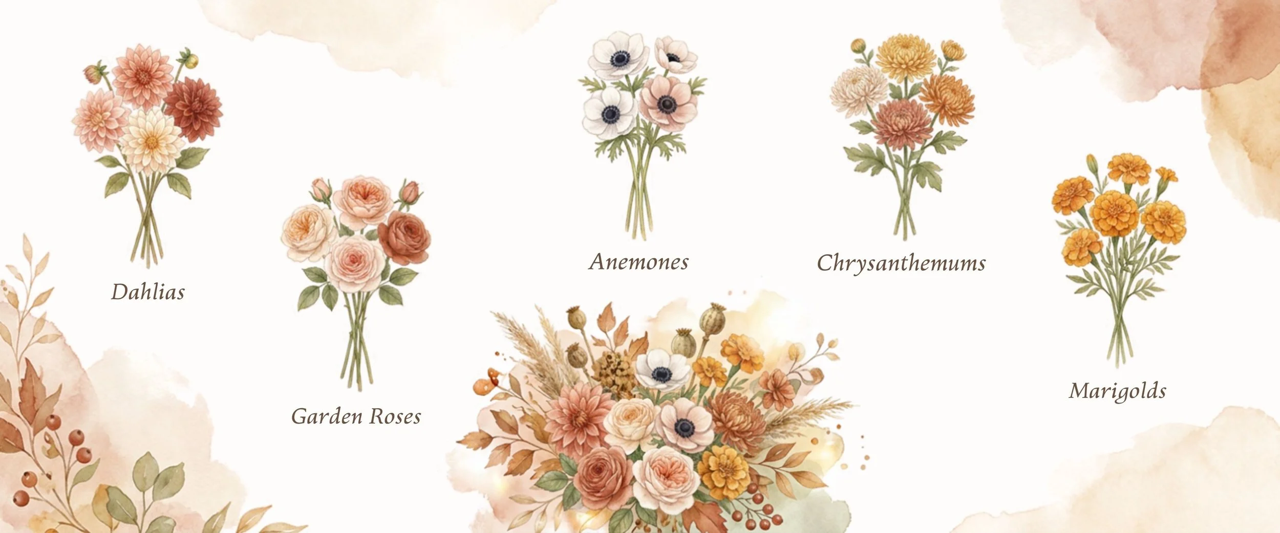 The Best Fall Wedding Flowers for a Stunning DMV Bouquet