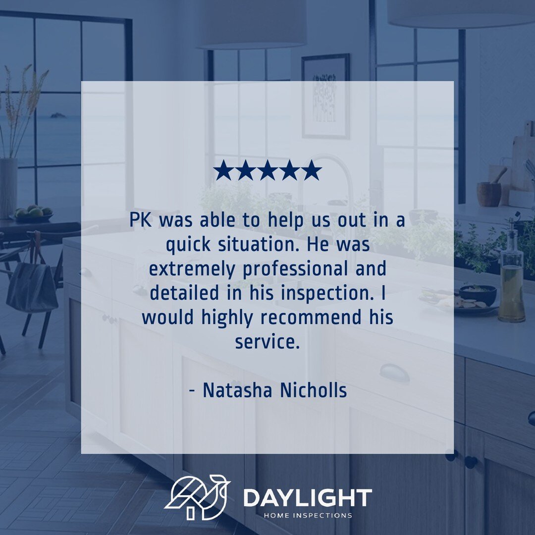 Thanks Natasha for your review and best of luck to you, your mother, and your whole family in your next chapter!

&quot;PK was able to help us out in a quick situation. He was extremely professional and detailed in his inspection. I would highly reco