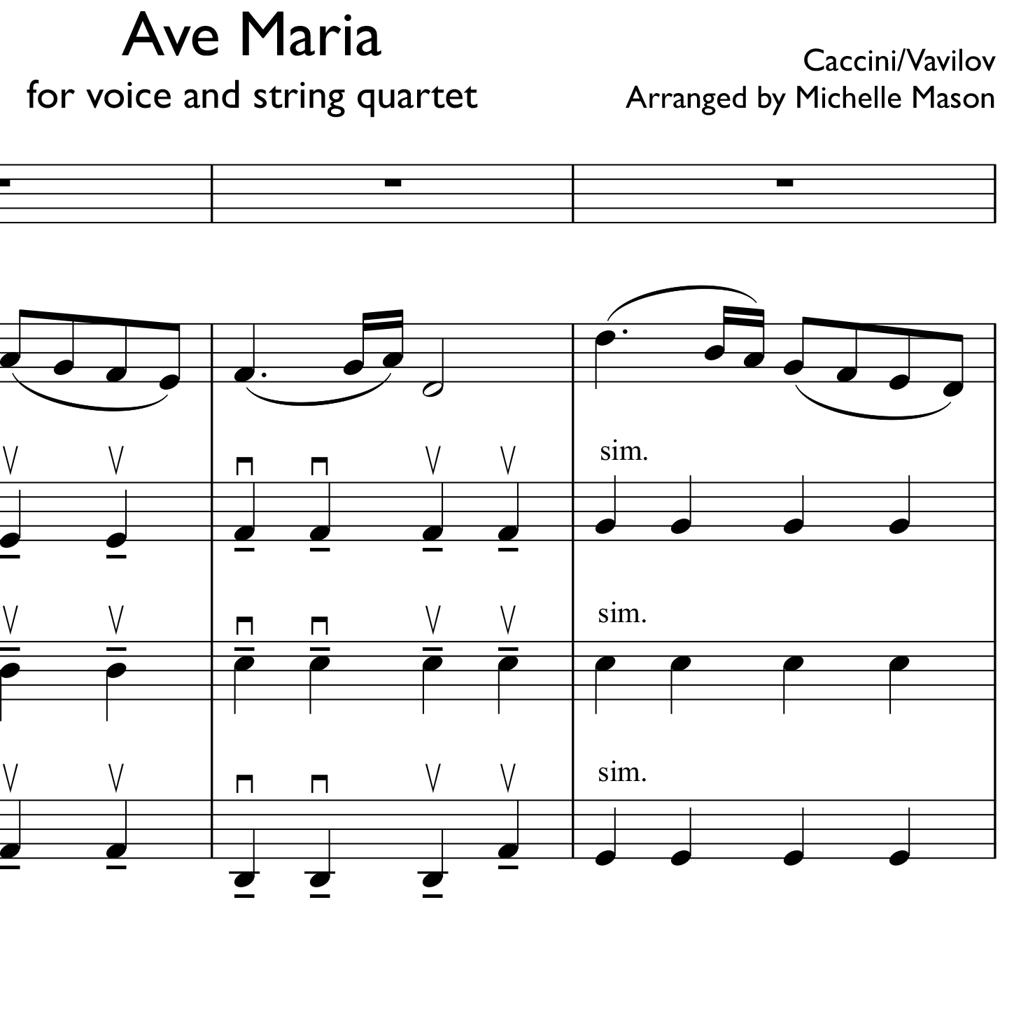 Ave Maria - A minor