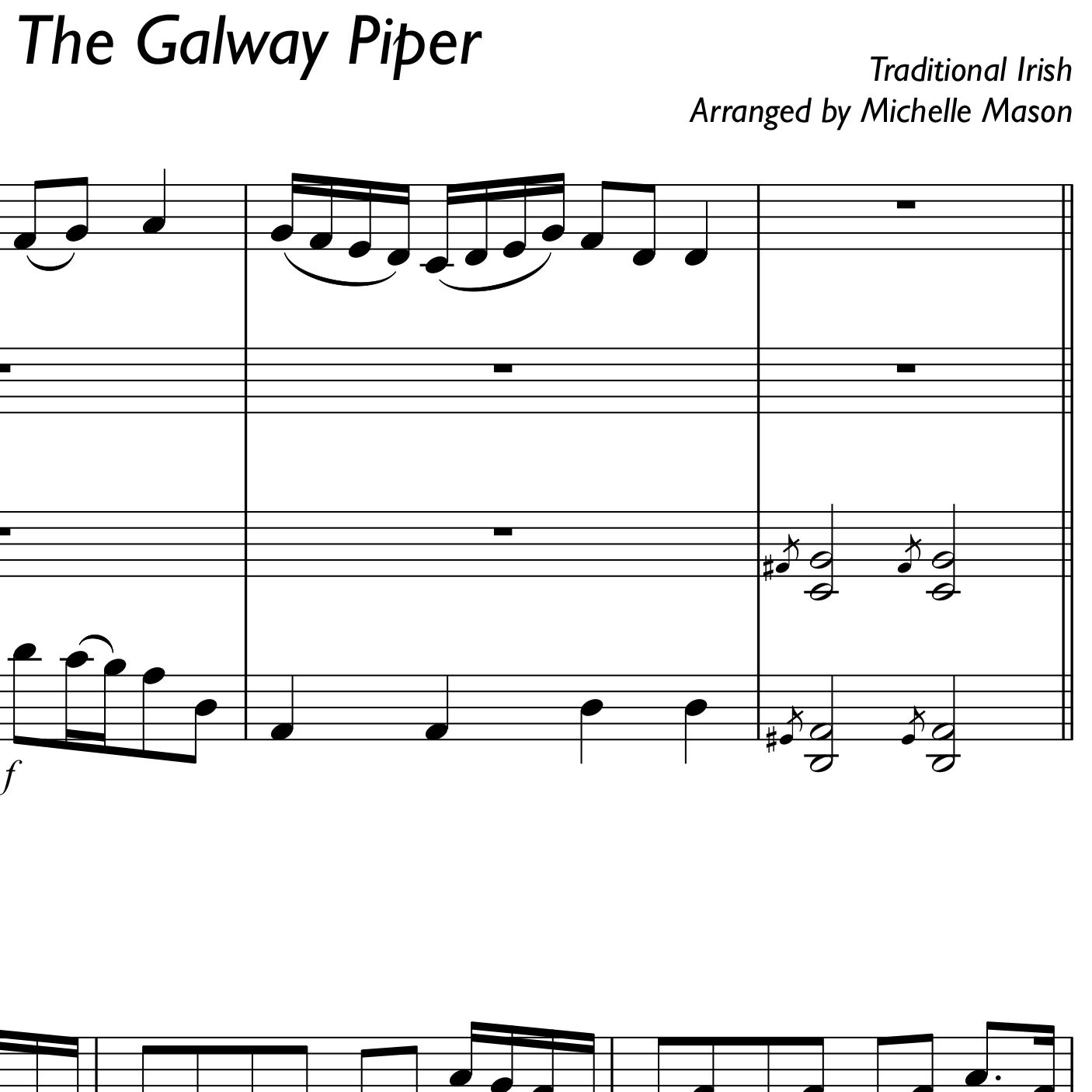 The Galway Piper - D major
