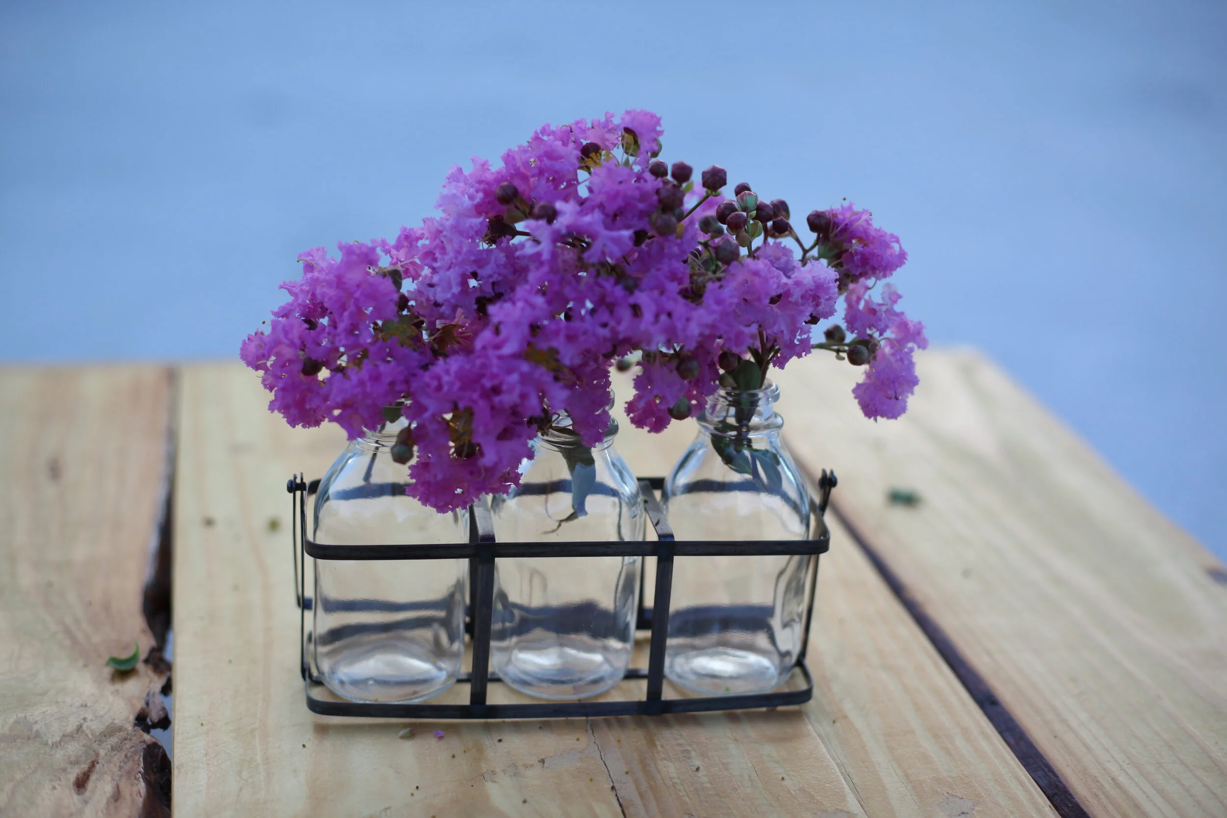 Trio baby glass cart
