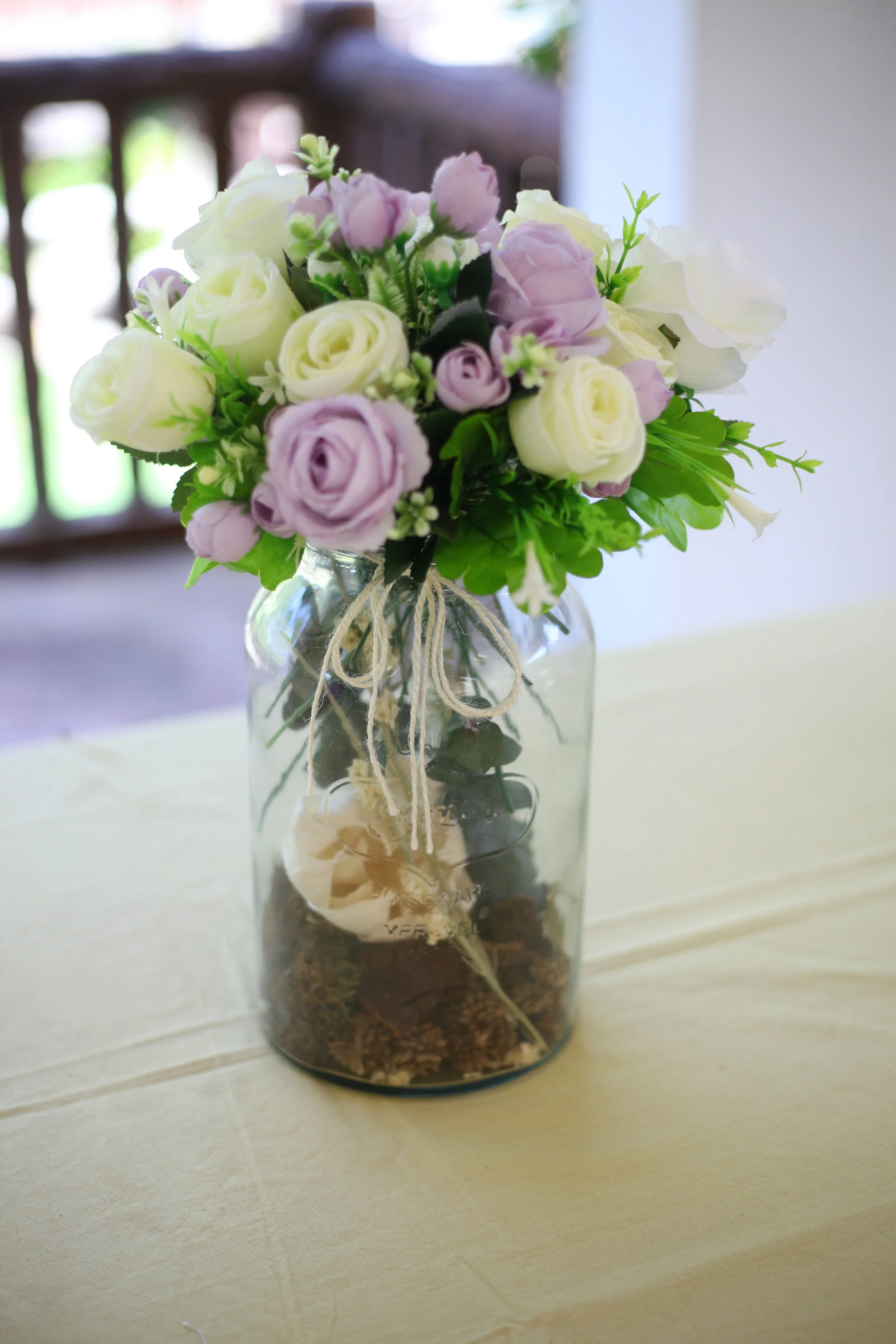 Large Mason Jar Vase