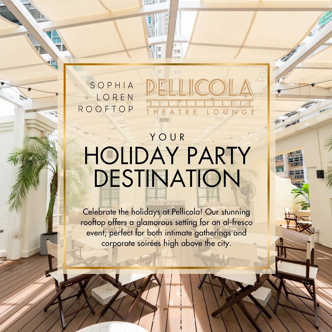 The holiday season is on the horizon, and there&rsquo;s no better place to host your celebrations than Pellicola Theatre Lounge! Whether you&rsquo;re organizing a cozy get-together or an extravagant corporate event, our versatile venue will transform