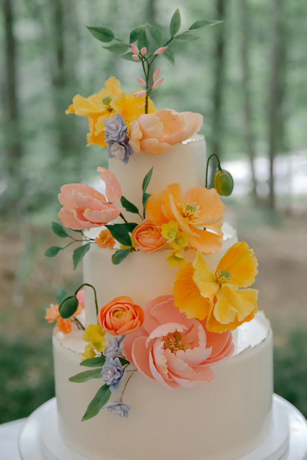 Spring Floral Wedding Cake www.wildflowerestudio.com .jpg