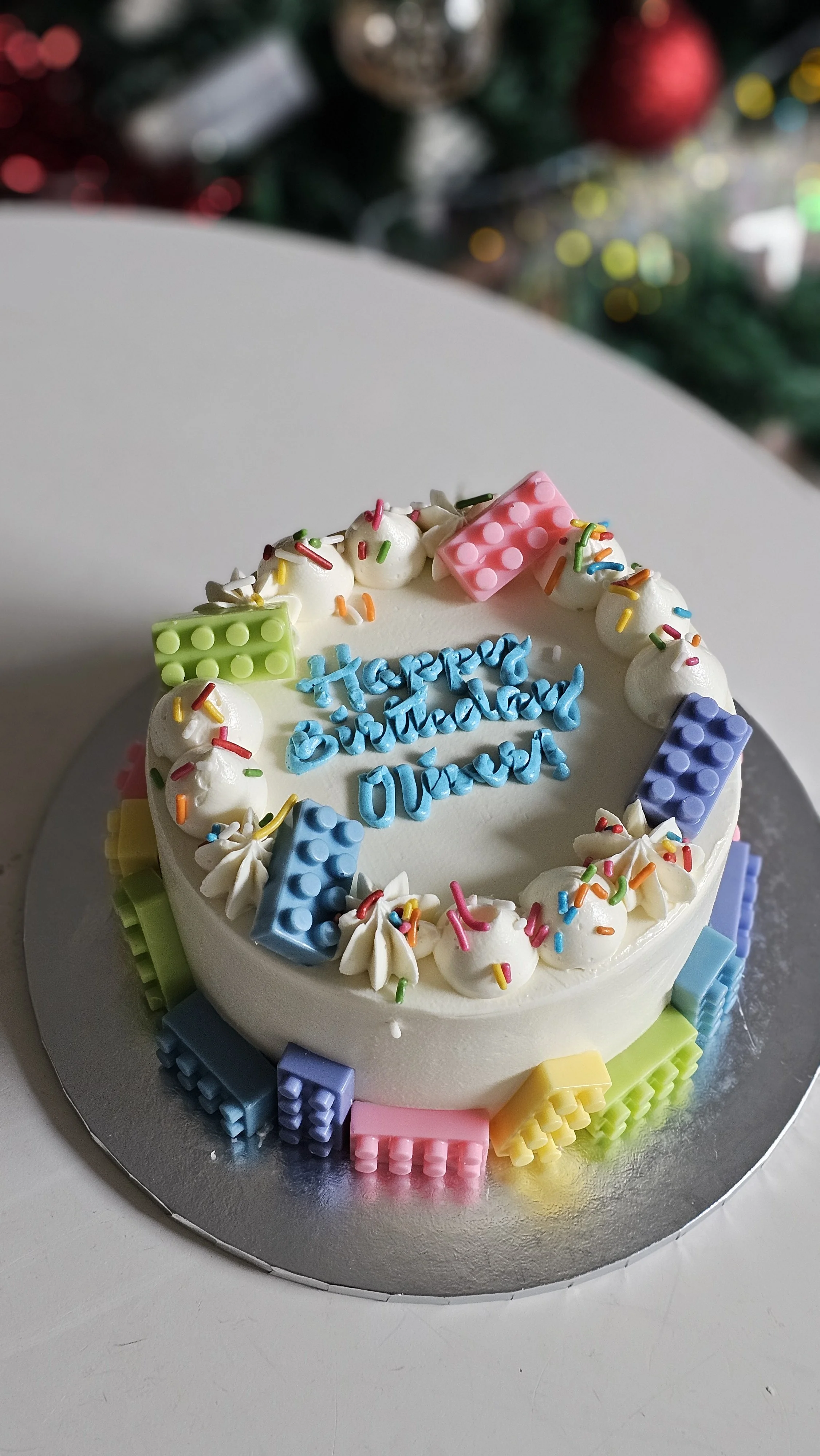 Building Blocks Birthday Cake – Pastel Rainbow Bricks