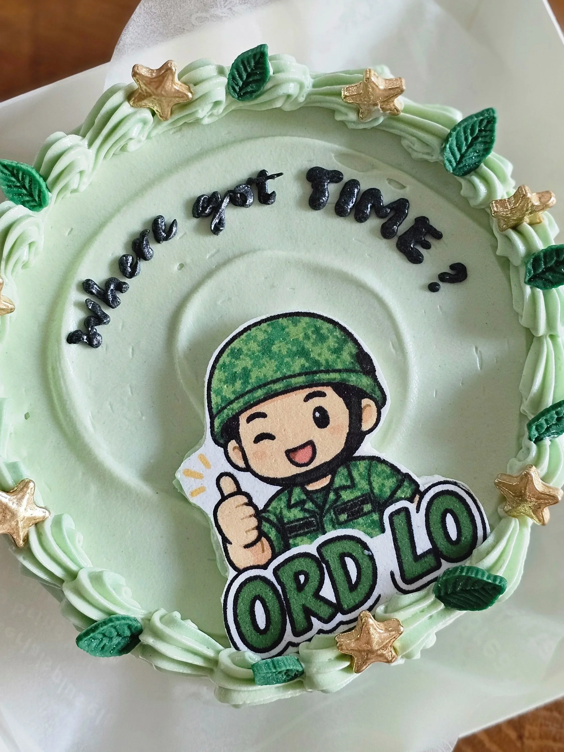Army Cake Singapore - ORD Lo!