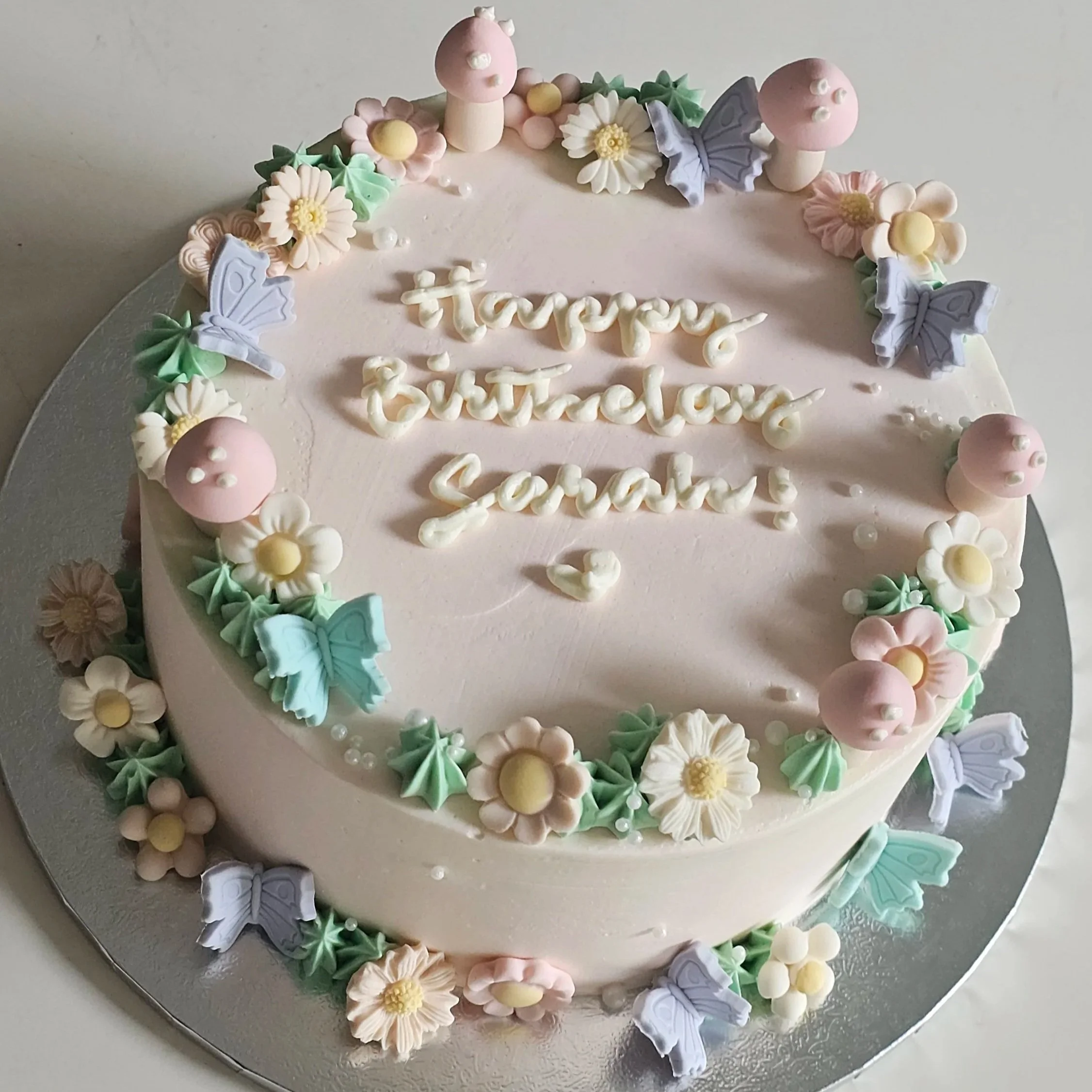 Floral Garden Birthday Cake - Whimsy's Garden