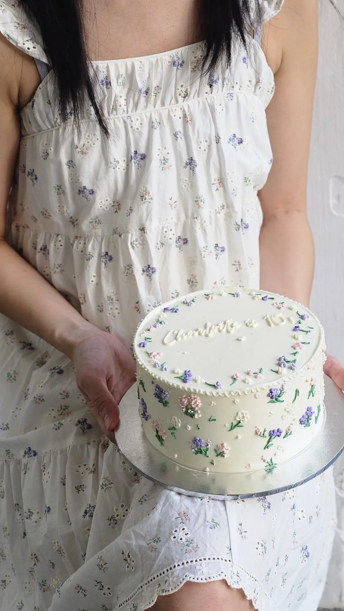 Floral Birthday Cake Singapore - Petite Petals