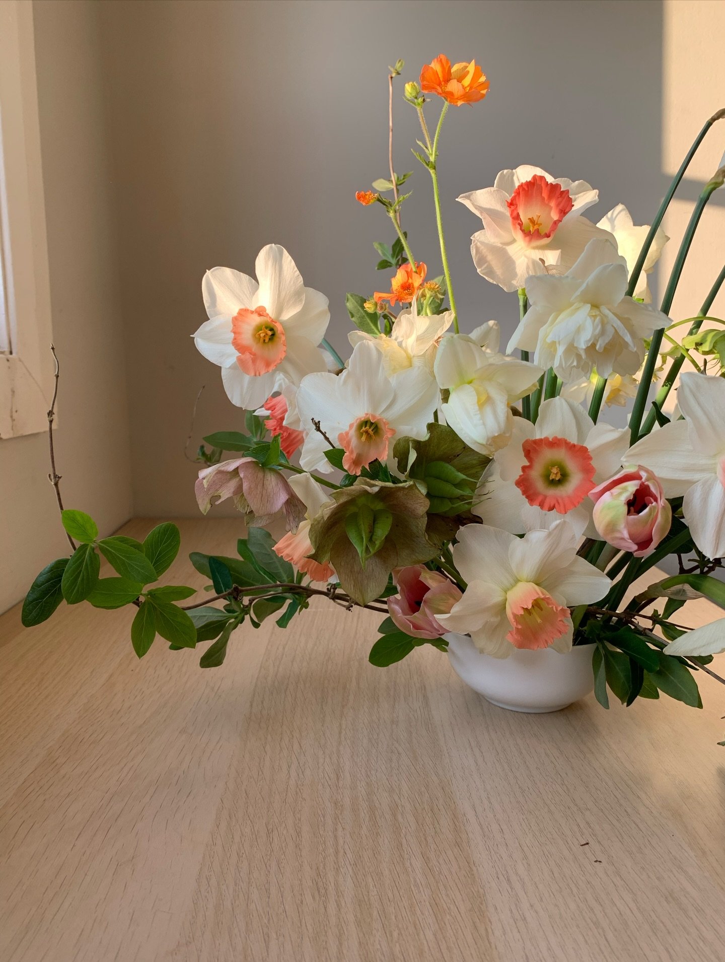 There&rsquo;s always a moment a few weeks before the season gets going when I look at the bare beds and mud and wonder if I will ever have enough flowers for the upcoming events. It seems impossible. 
But then gradually the light returns, the green r