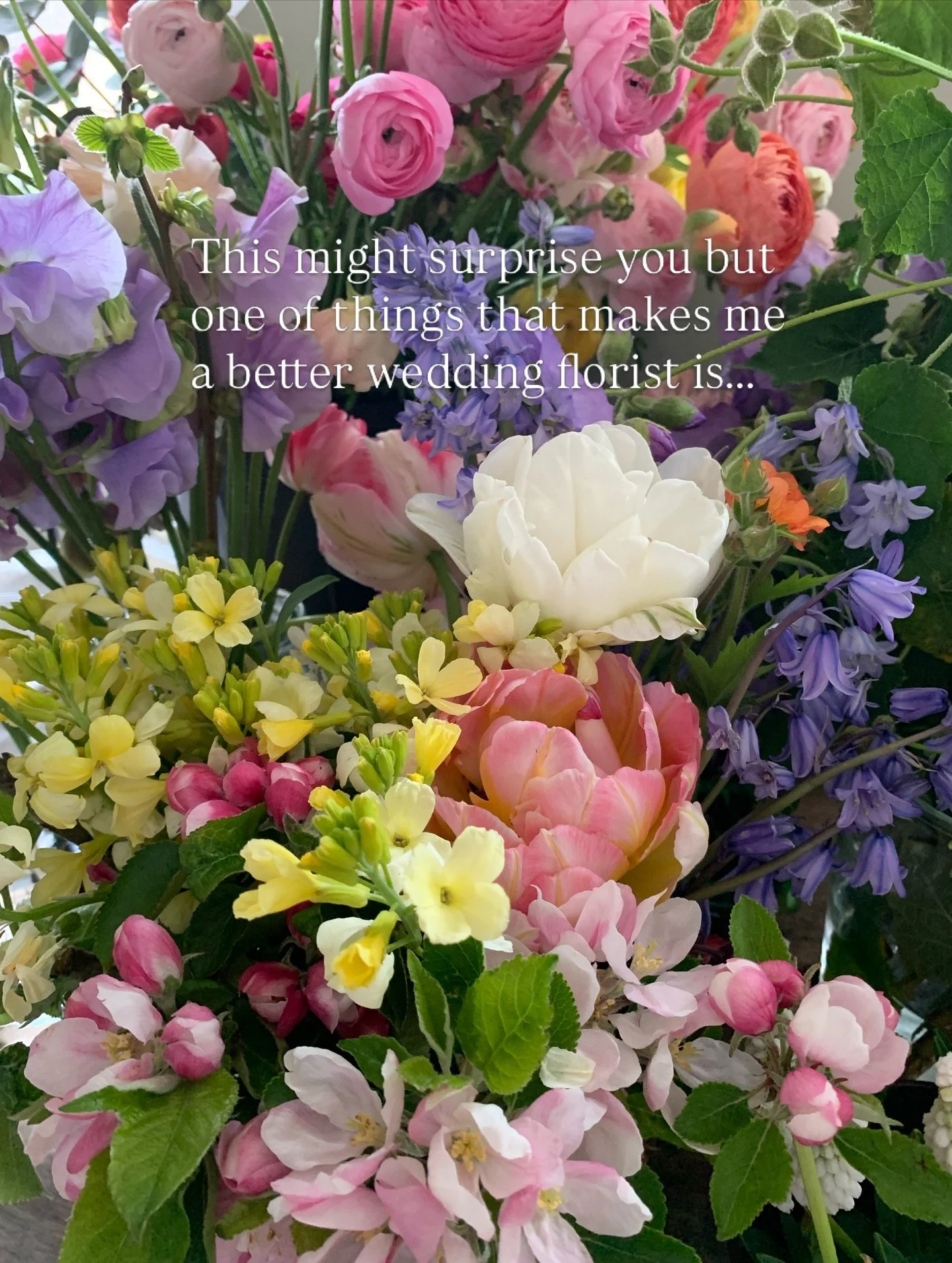 This might surprise you but designing farewell flowers helps me become a better wedding florist. 

So much of what I try to do with flowers is capture not only personality but a moment in time and place. Providing farewell flowers gives me the privil