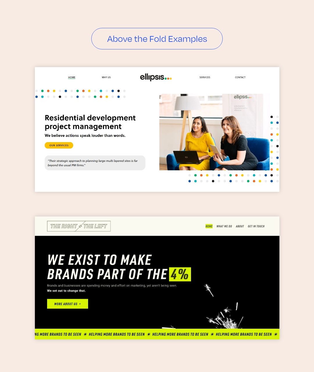 Does your website pass the 3 second test?

The area people see when they land on your site is called 'above the fold'. This comes from the part of a newspaper that was visible when it was folded on a newstand.

This section of your website is critica